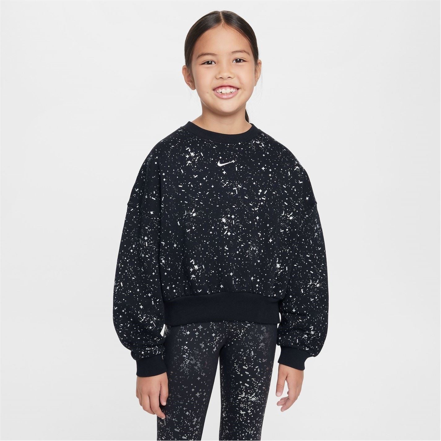 Nike Sportswear Club Fleece Big Kids (girls) Boxy Crew