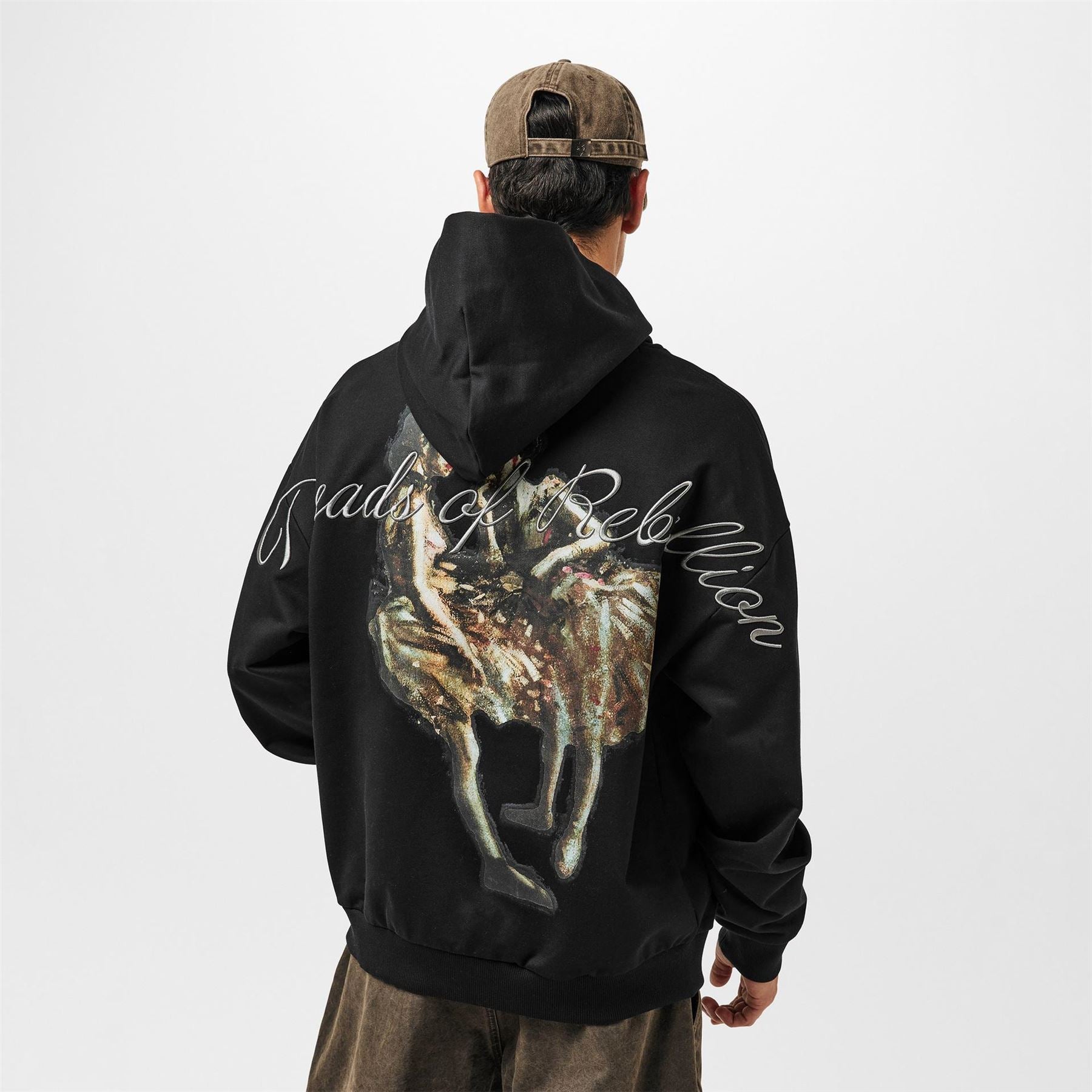 Hugo Red Cotton Pull Over Hoodie