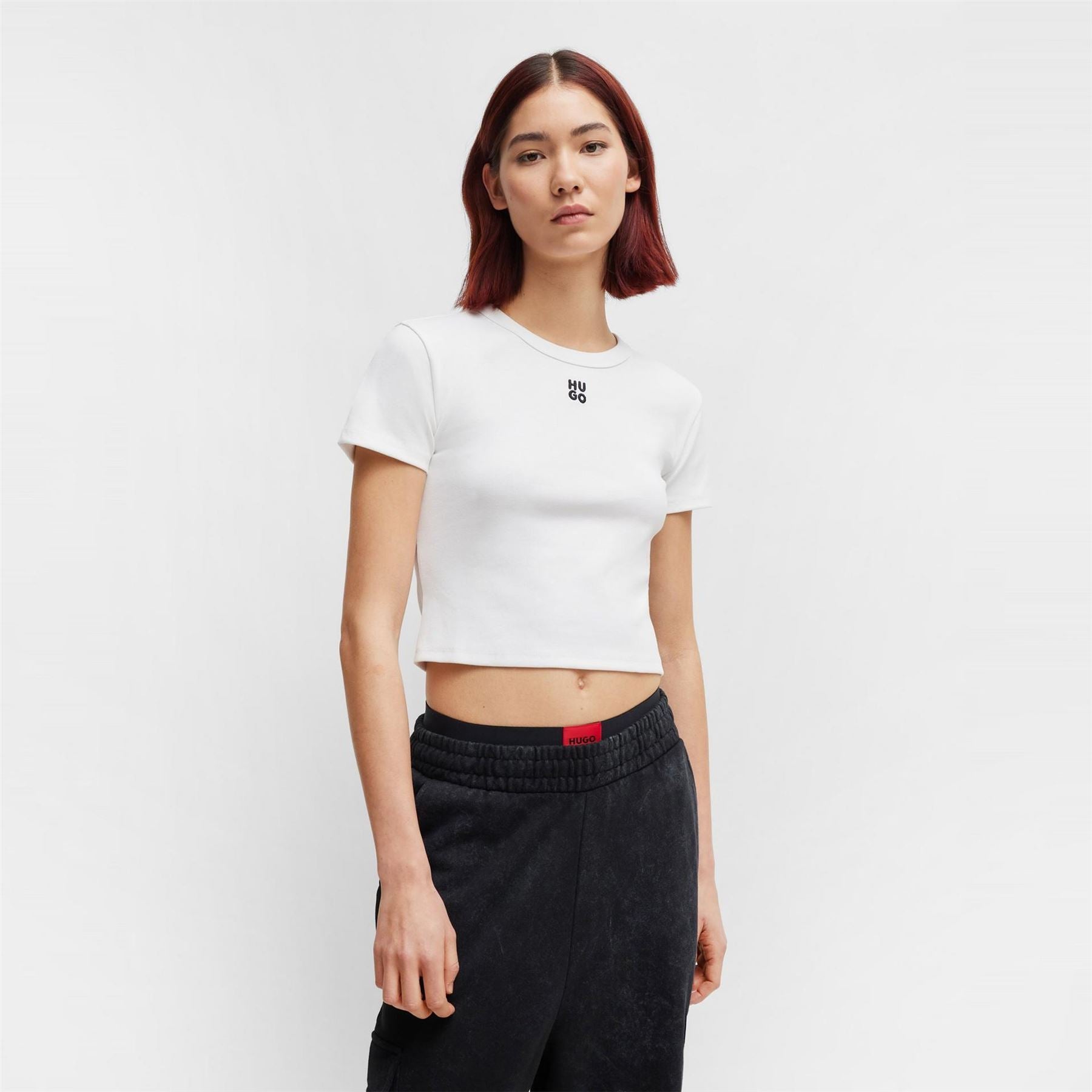 Hugo Delanor Cropped T-Shirt