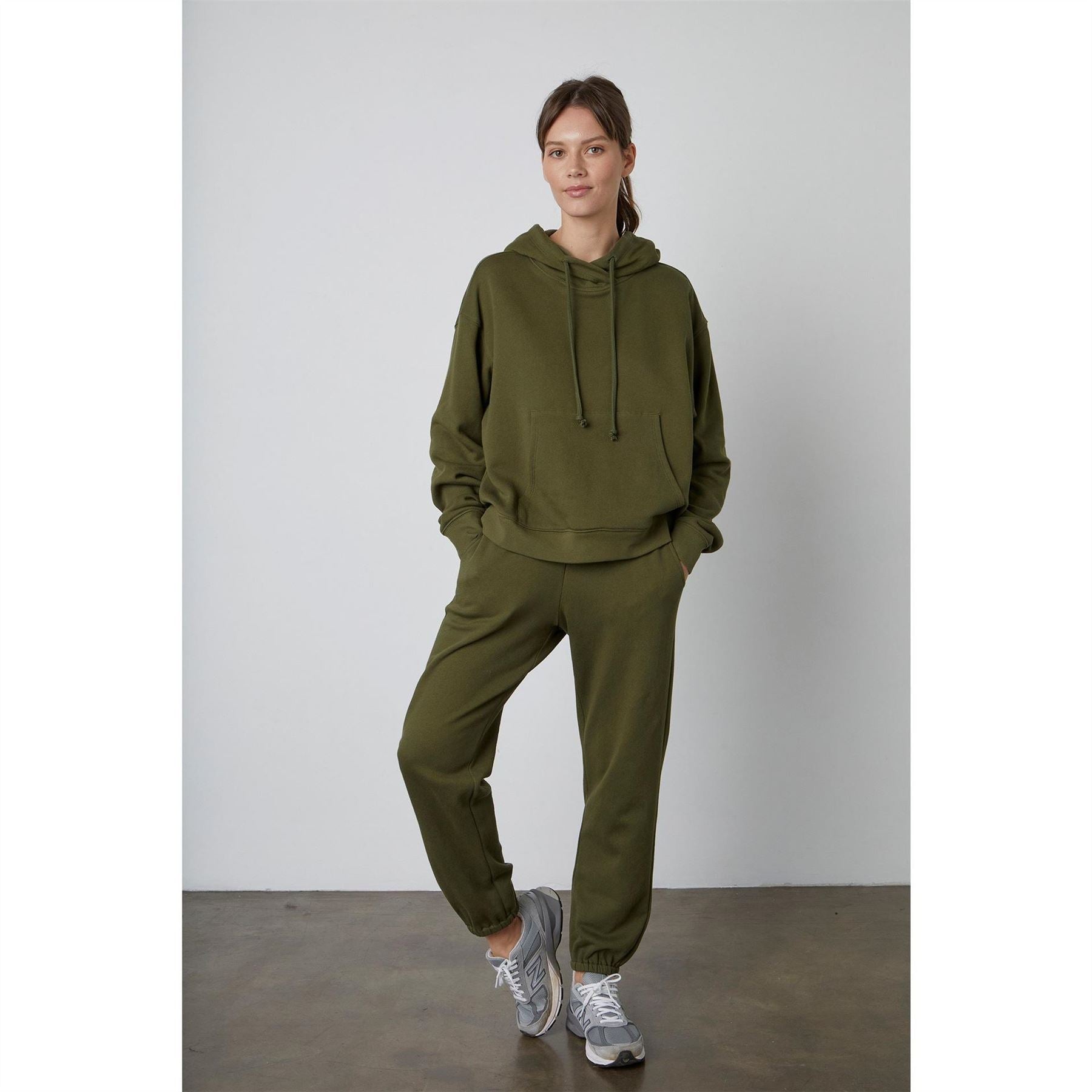 Velvet by Graham and Spencer Corefleece Relaxed Fit Drop Shoulder Sweatshirt