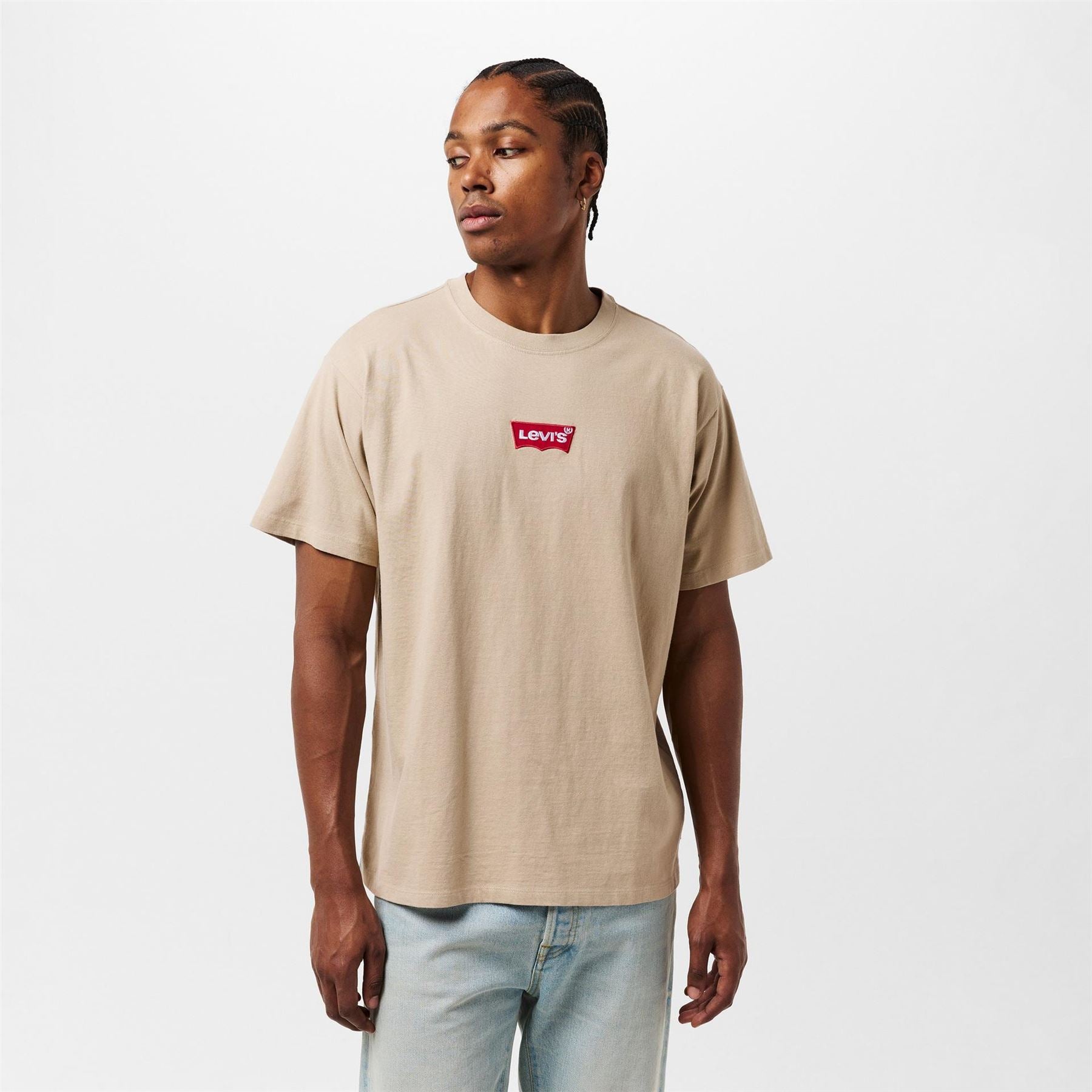 Levis Bold Logo Crew Neck Short Sleeve Jersey T-Shirt