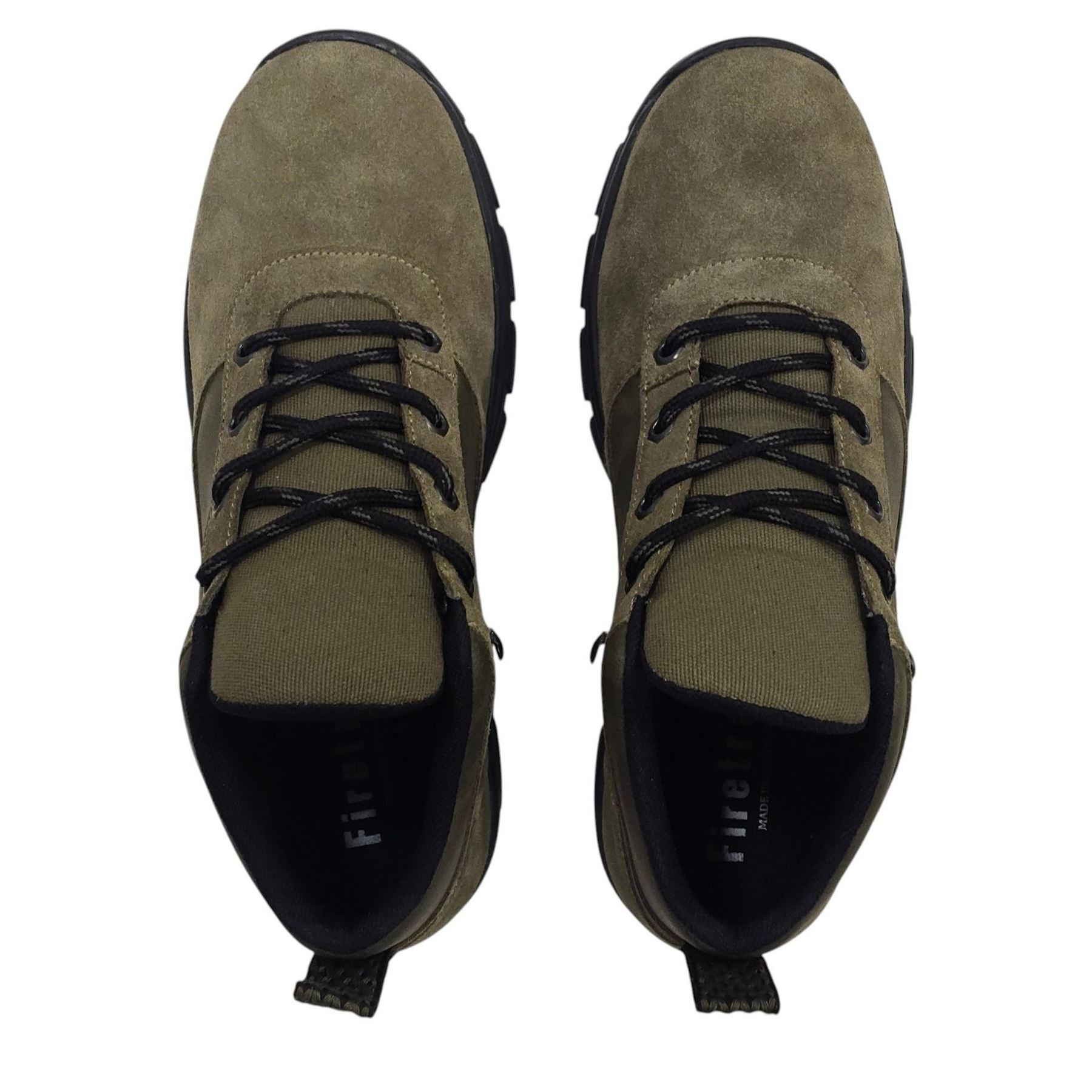 Firetrap Delia Premium Leather Ankle Lace Up Hiker Rugged Boots