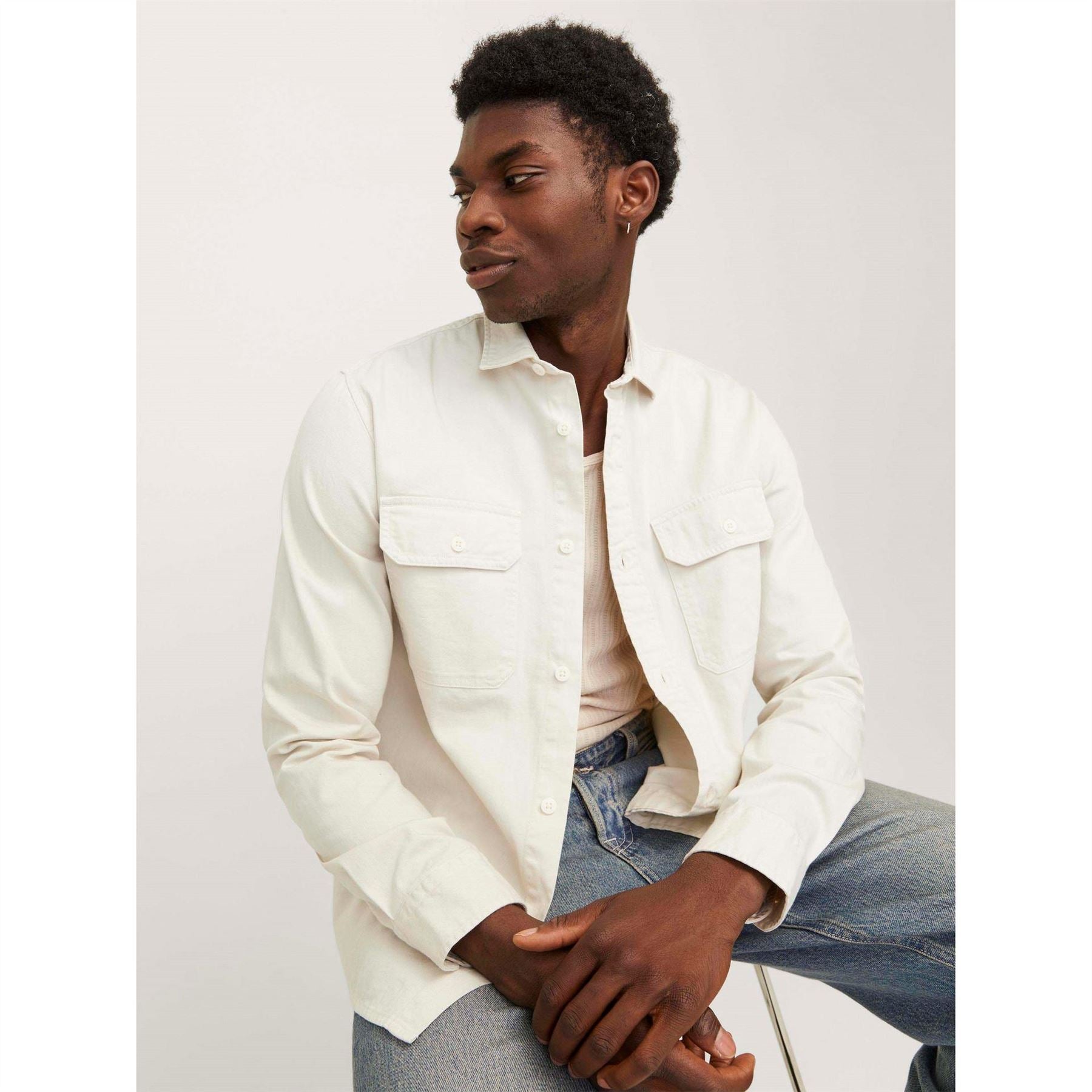 Jack and Jones Mens Denim Shirt
