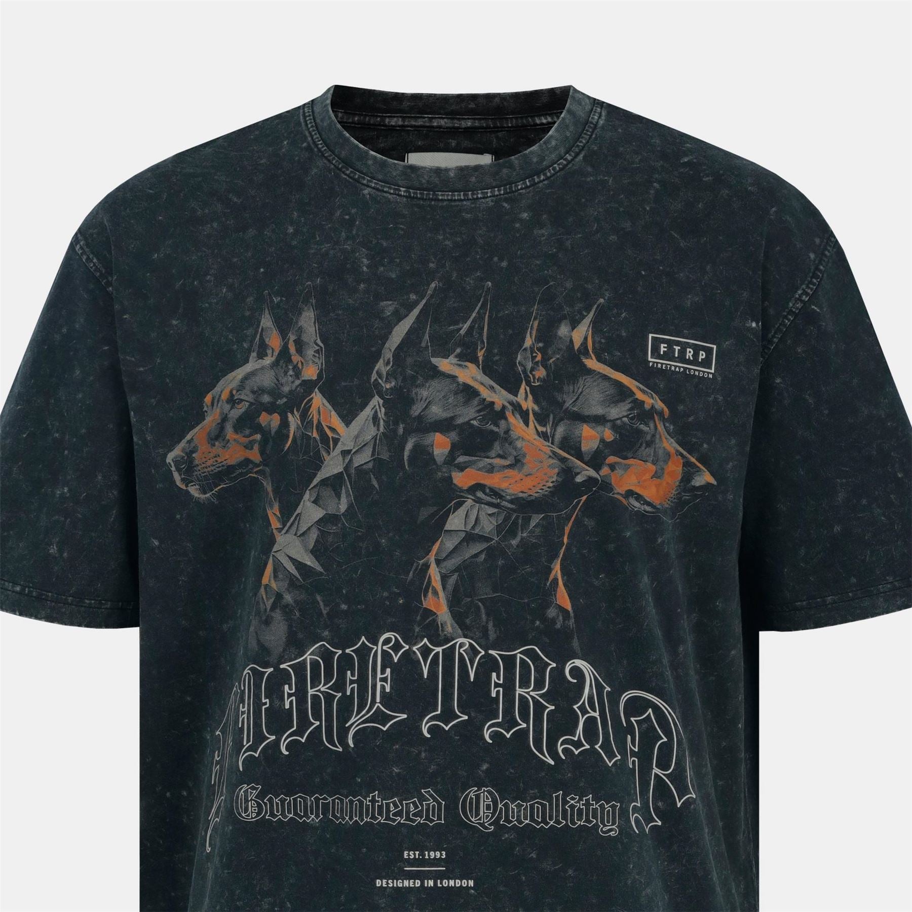 Firetrap Wash Cotton Short Sleeve T-Shirt