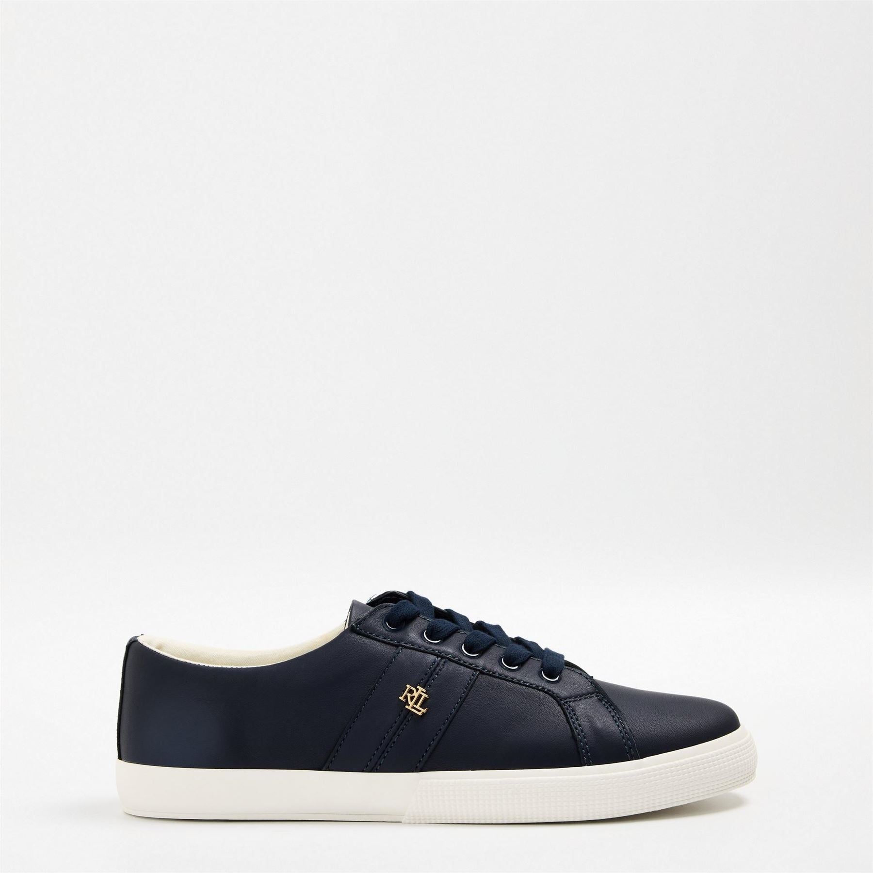 Lauren by Ralph Lauren Janson Leather Court Trainers