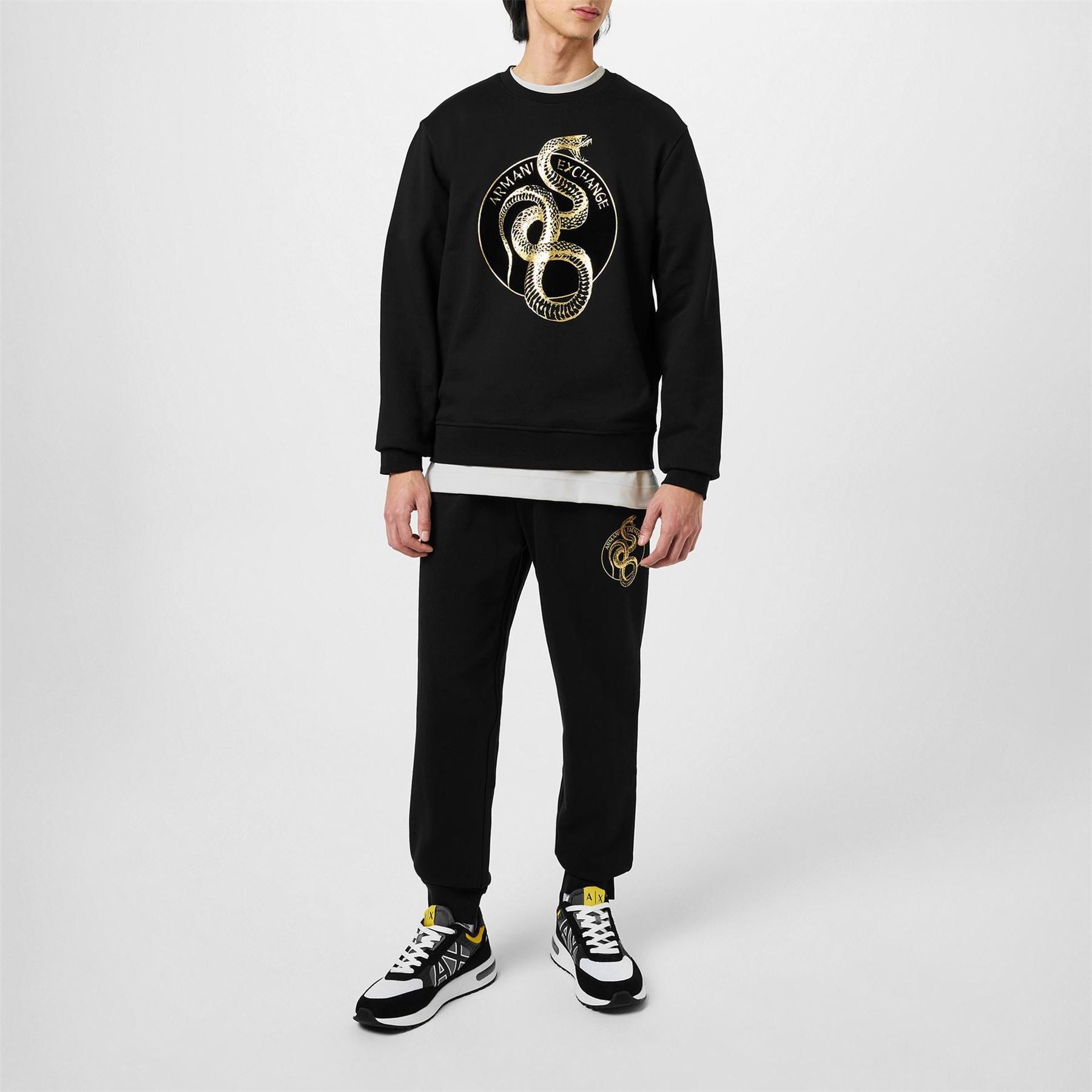 Armani Exchange Cuffed Fleece Joggers