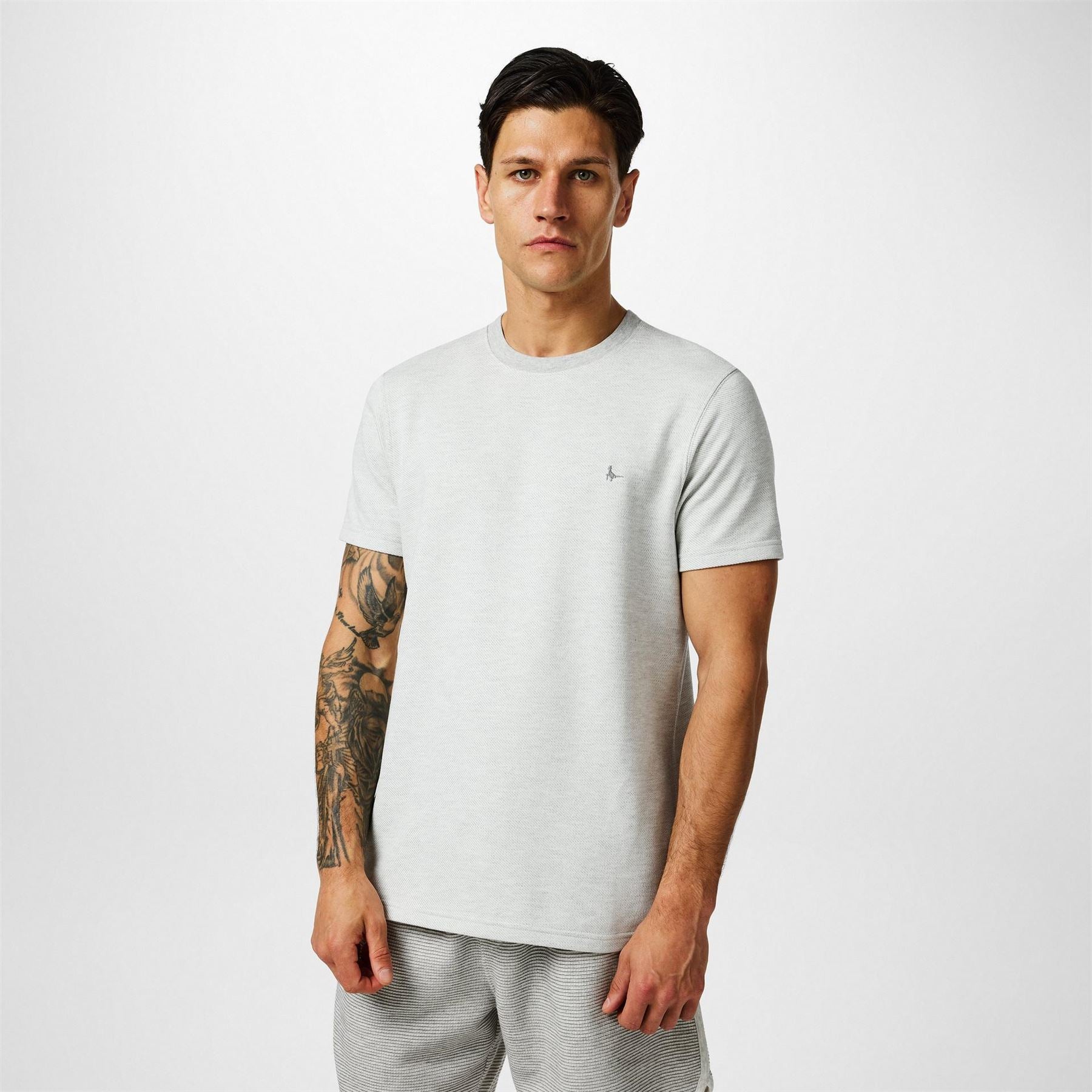 Jack Wills Ribbed Crew Neck Regular Fit T-Shirt