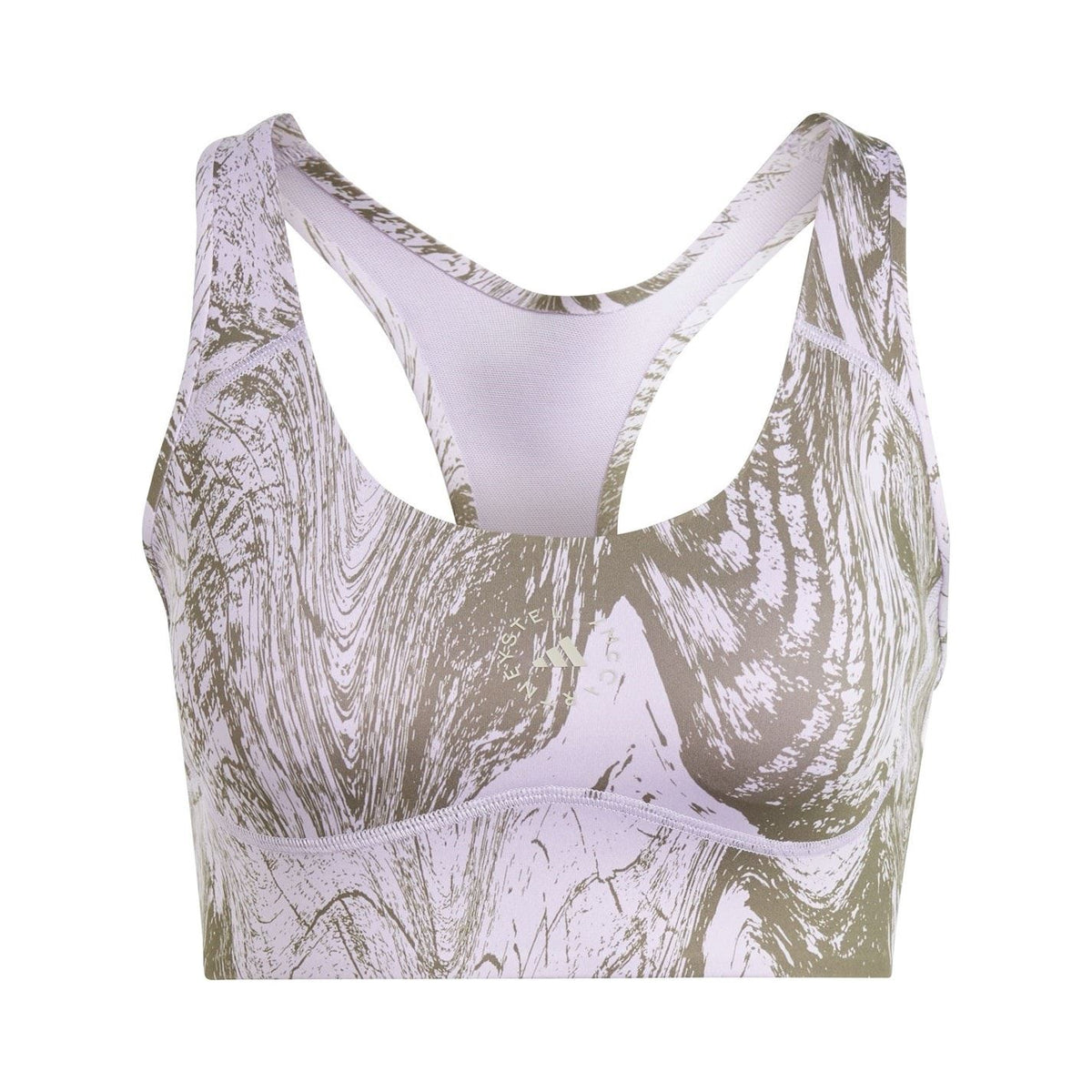 adidas Marble Print Cropped Sports Bra