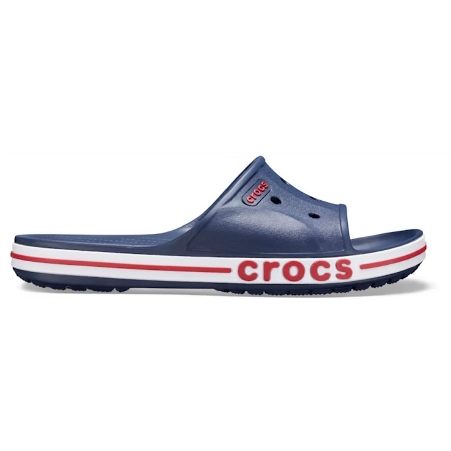 Crocs Bayabnd Lacoste Lettering Open Toe Slides