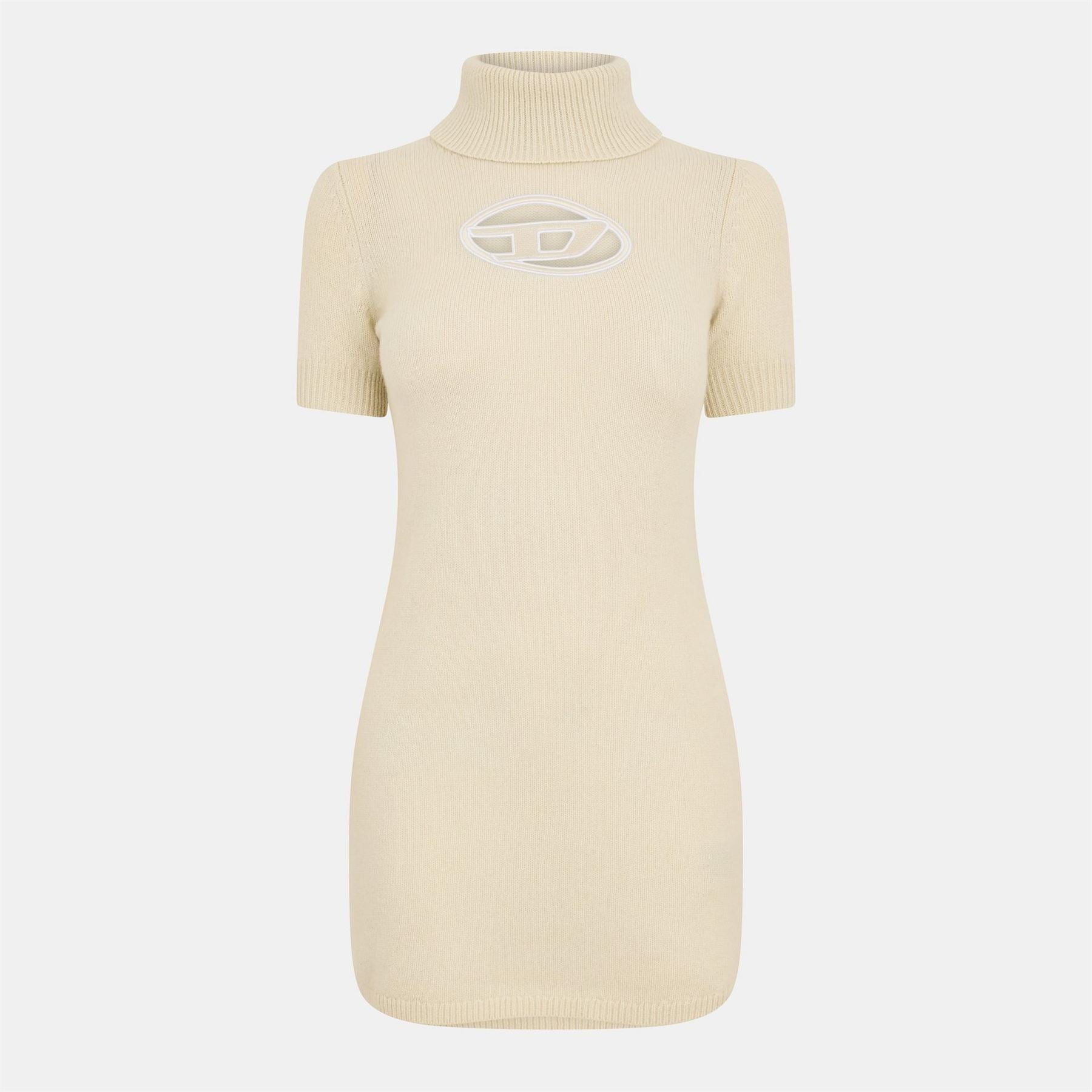 Diesel Aagaret Turtle Neck Mini Bodycon Dress