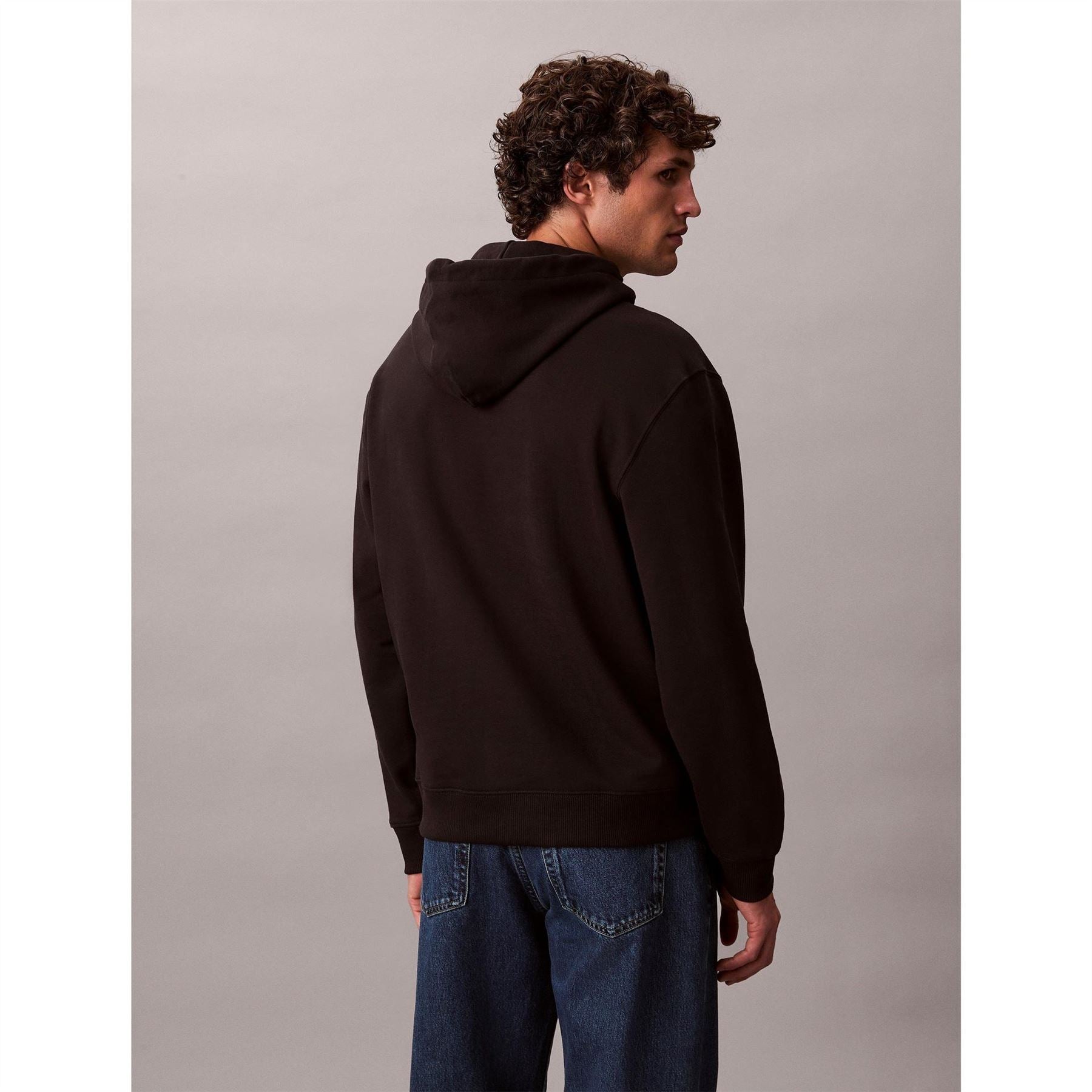 Calvin Klein Jeans Monogram Hooded Neck Long Sleeve Sweatshirt