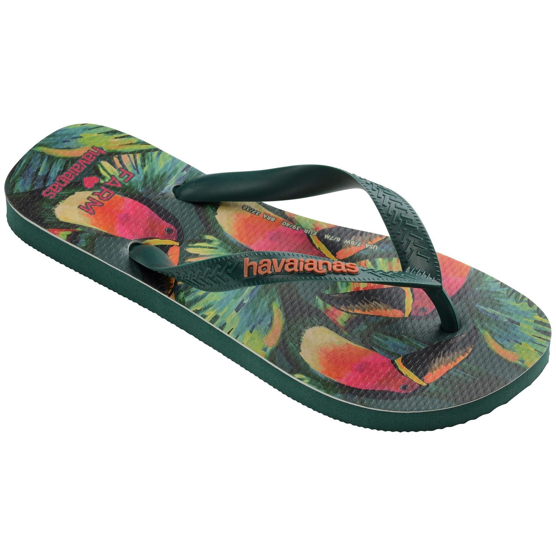 Havaianas Graphic Print Thong Toe Flip Flops