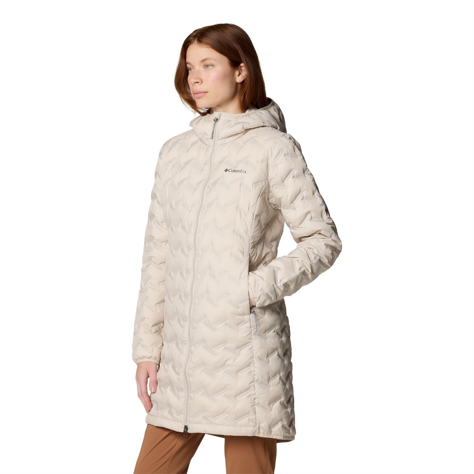Columbia Delta Ridge 650 Fill Down Weather Resistant Long Down Jacket