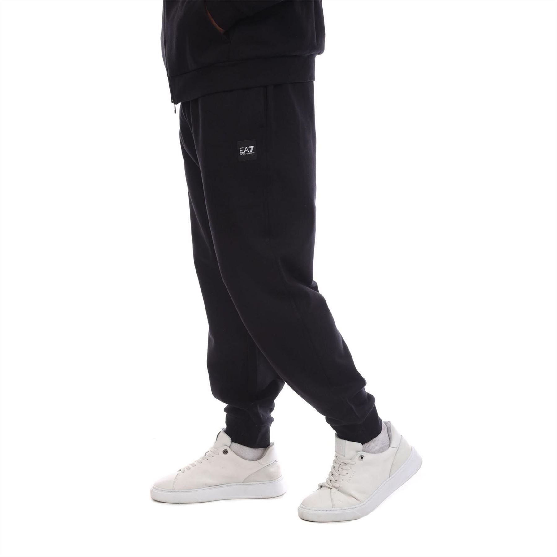 EA7 Logo Zip Hooded Tracksuit