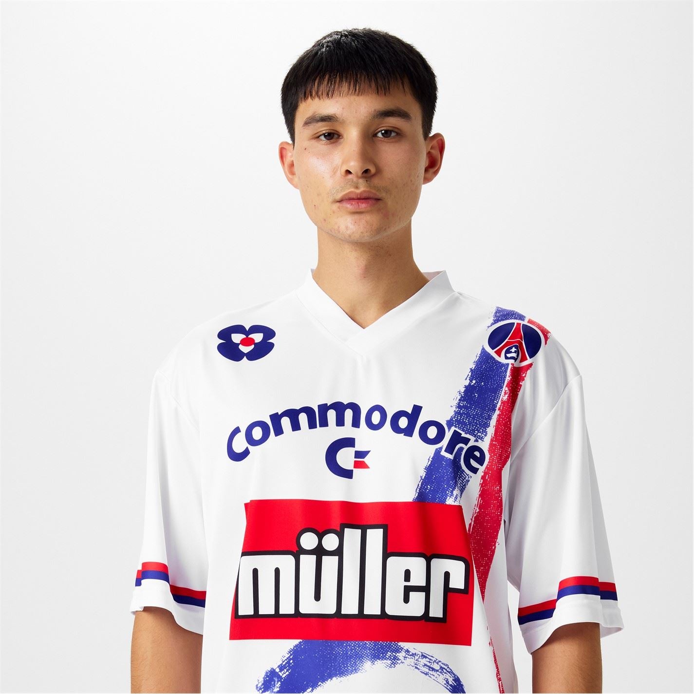 Score Draw Psg Retro Home Shirt 91 Adults