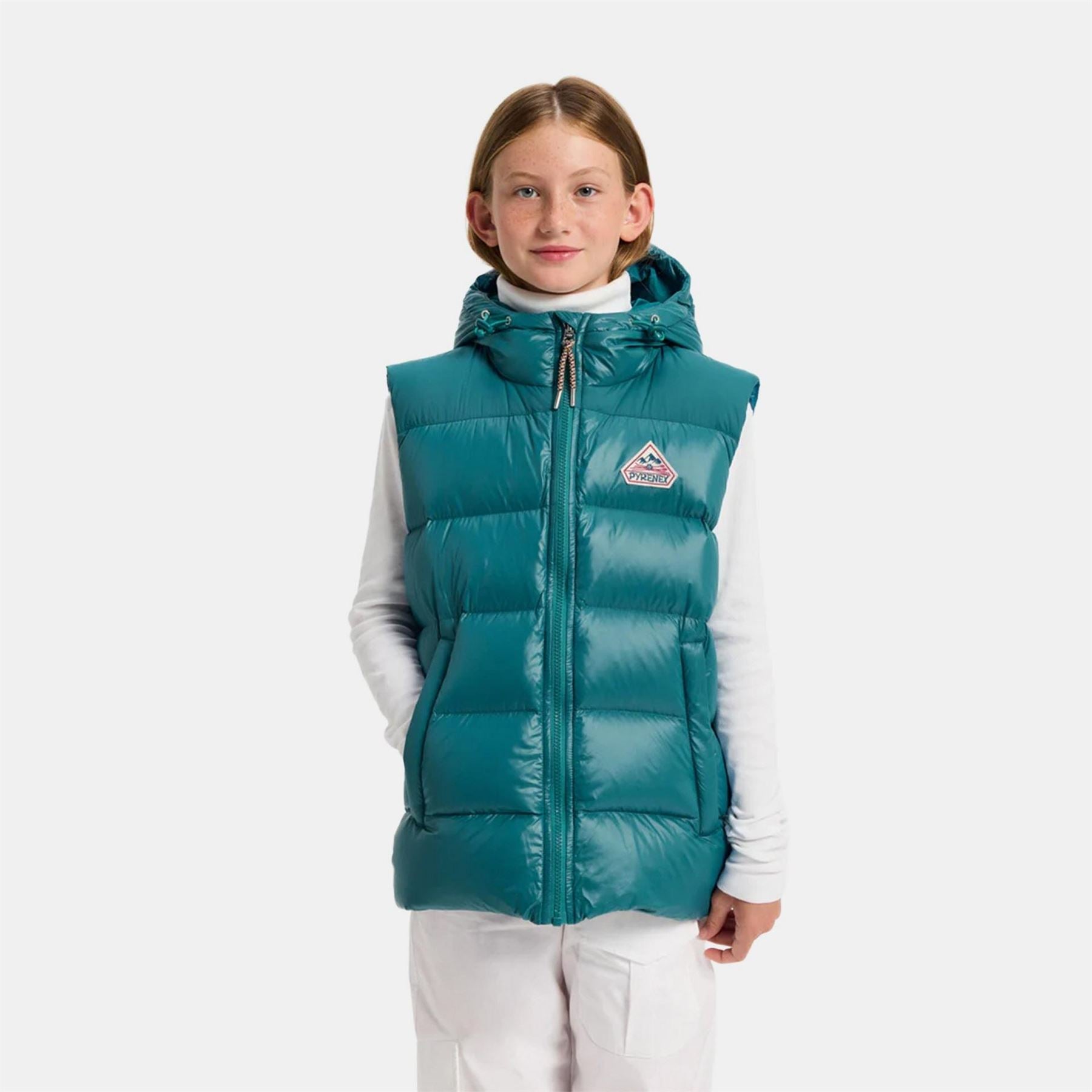 Pyrenex Kids Hooded Padded Sleeveless Gilet