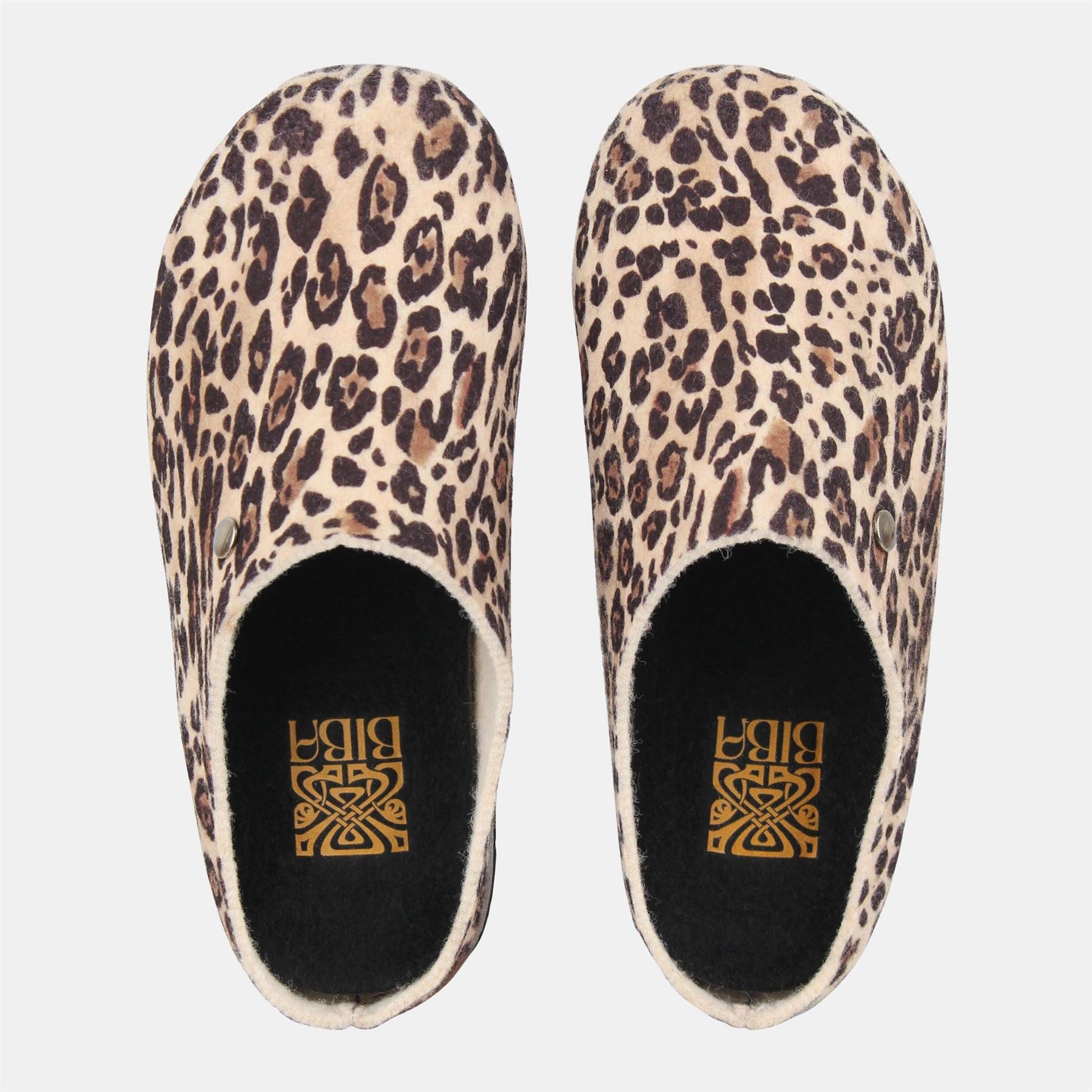 Biba Leopard Patterned Flat Heel Mules