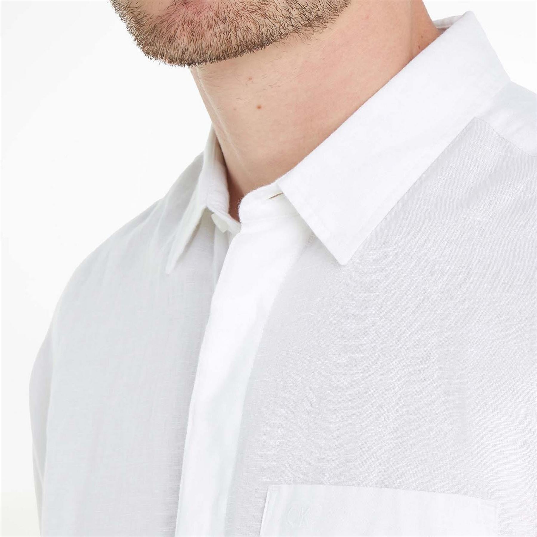 Calvin Klein Fit Linen Cotton Shirt