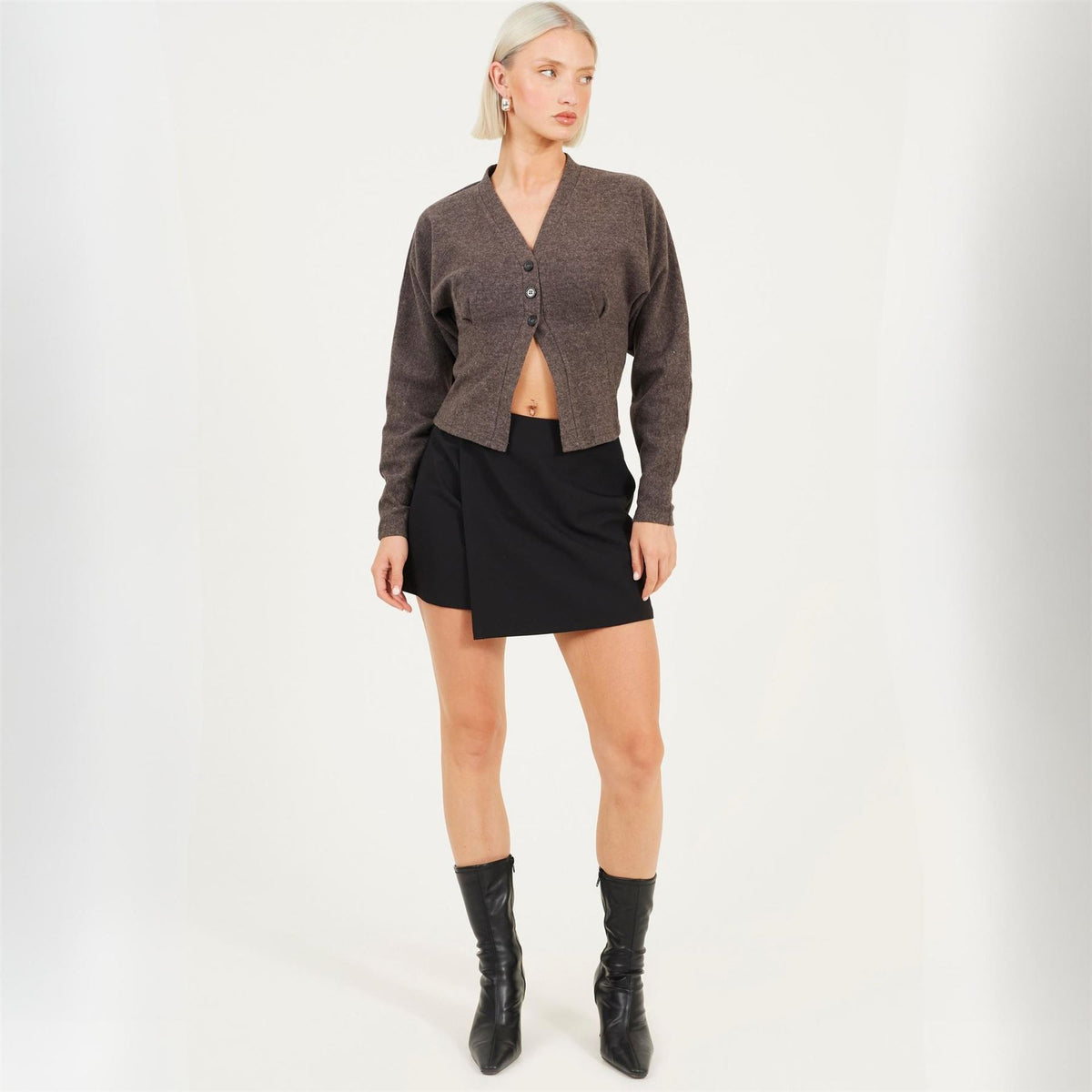 Brave Soul Soul Ladies Long Sleeve Button Down Top