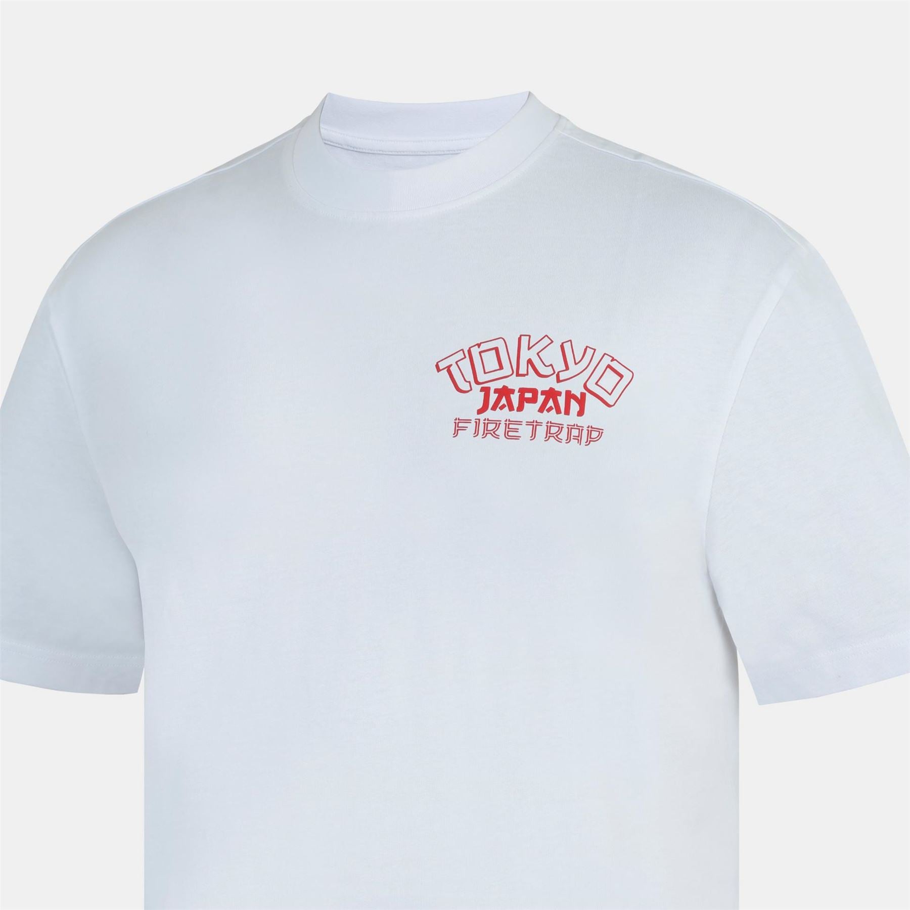 Firetrap Tokyo Oversize Fit Lettering T-Shirt