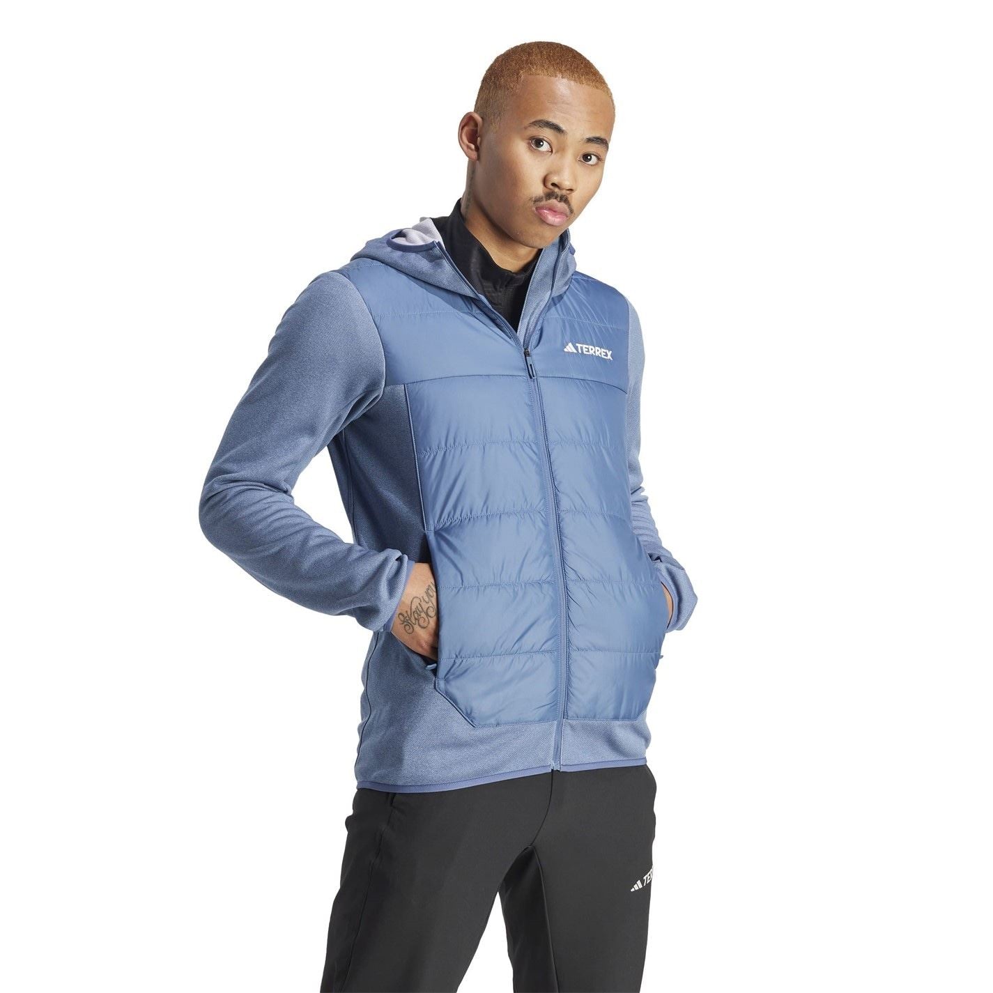 adidas Mens Multi Hybrid Insulated Hooded Jacket