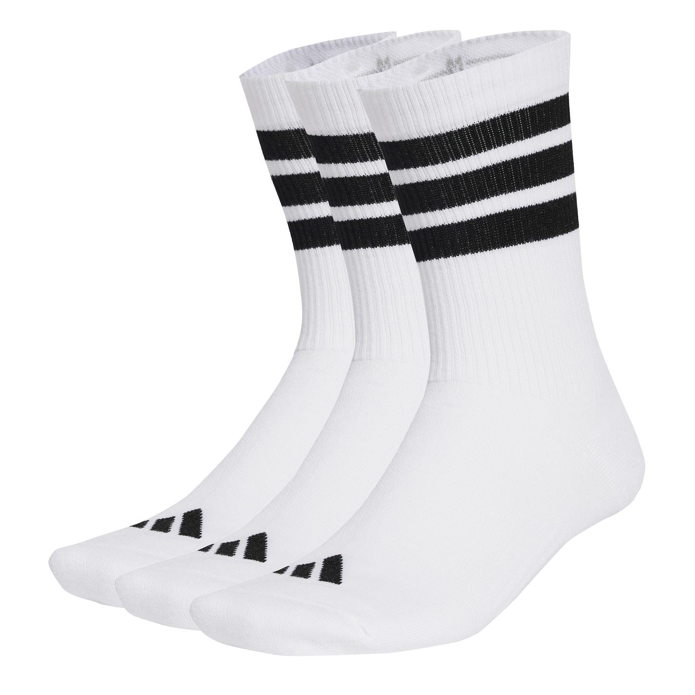 adidas 3 Pack Crew Socks Adults