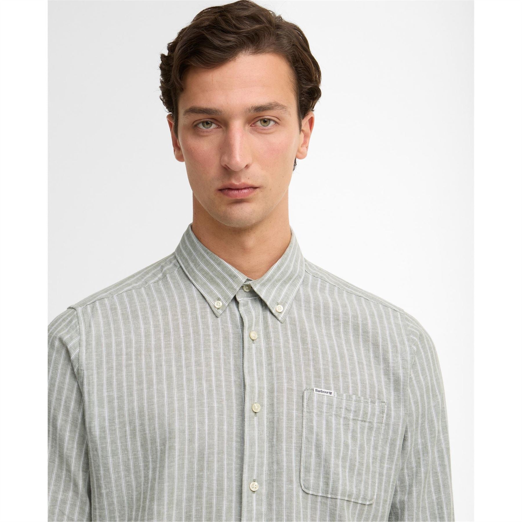 Barbour Nelson Striped Long Sleeved Tailored Shirt