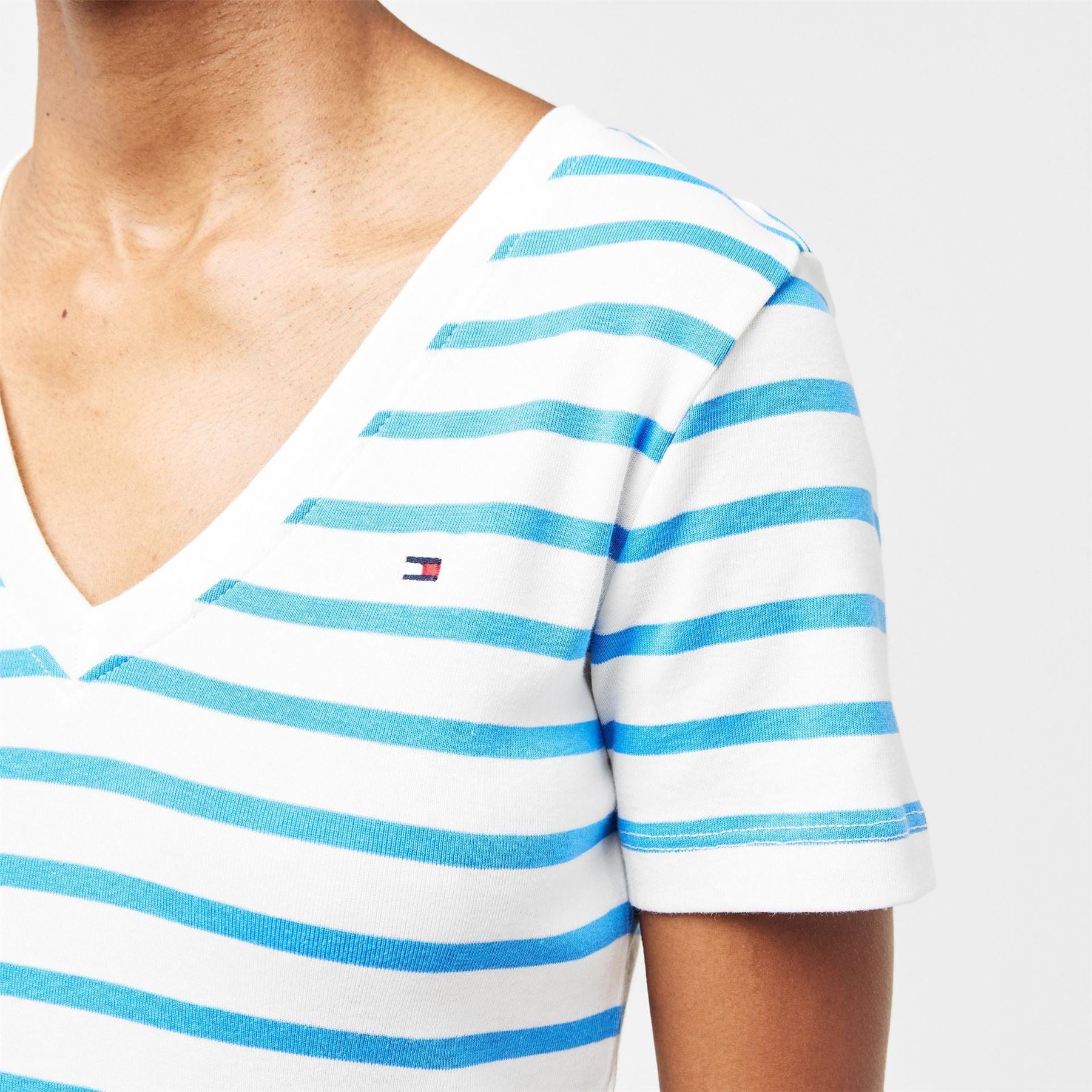 Tommy Hilfiger Neck Striped T-Shirt