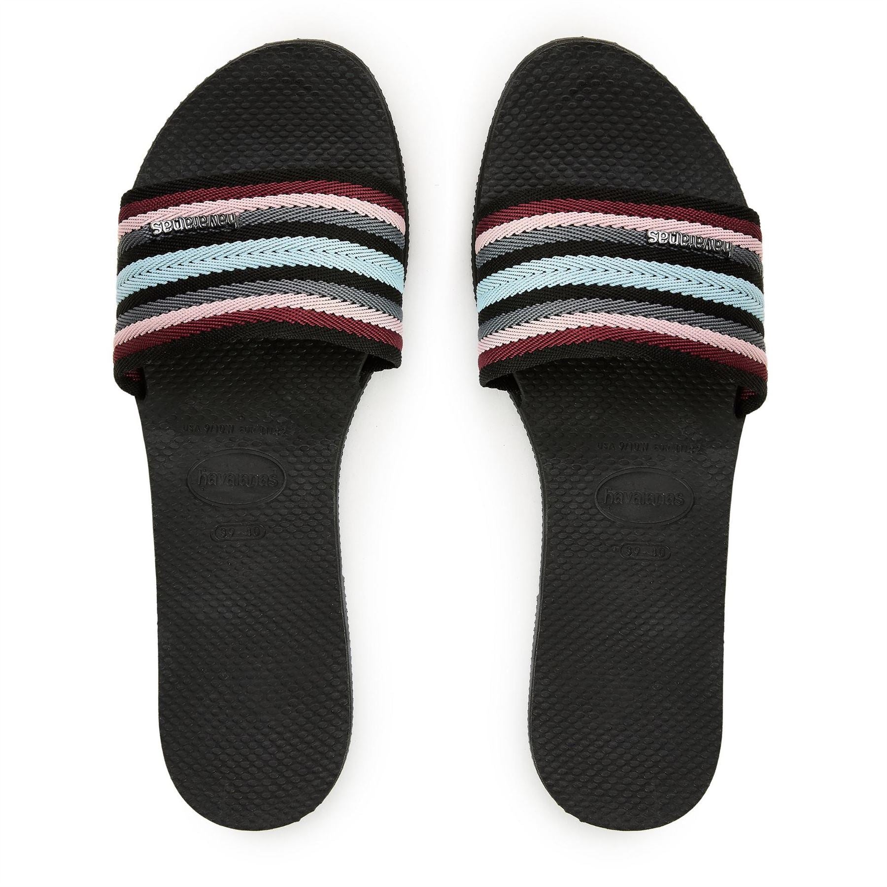 Havaianas Womens Hav. You Malta Mix Black 35 36 Flip Flops