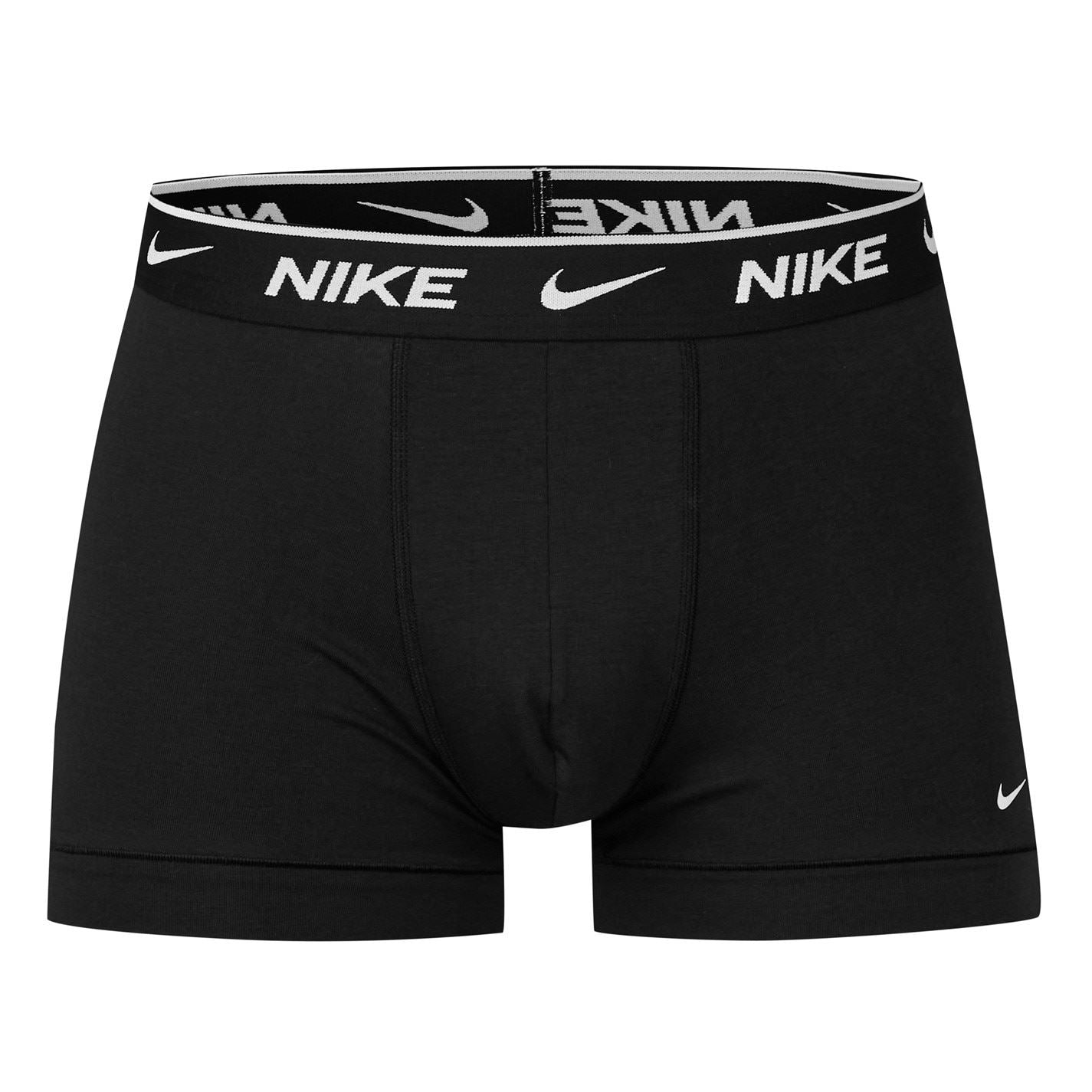 Nike Mens 3 Pack Everyday Cotton Trunks