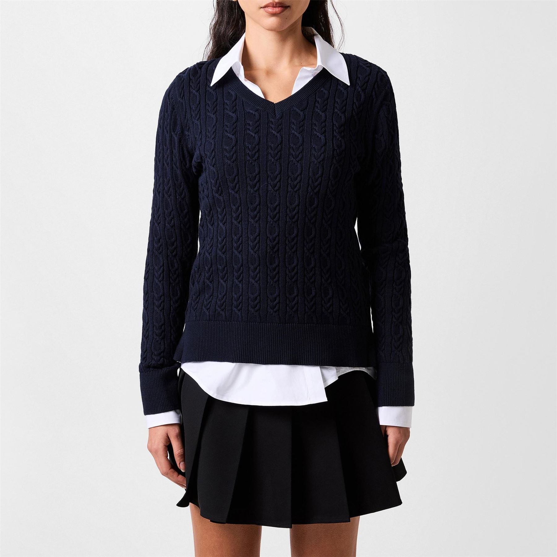 Barbour V Neck Knit