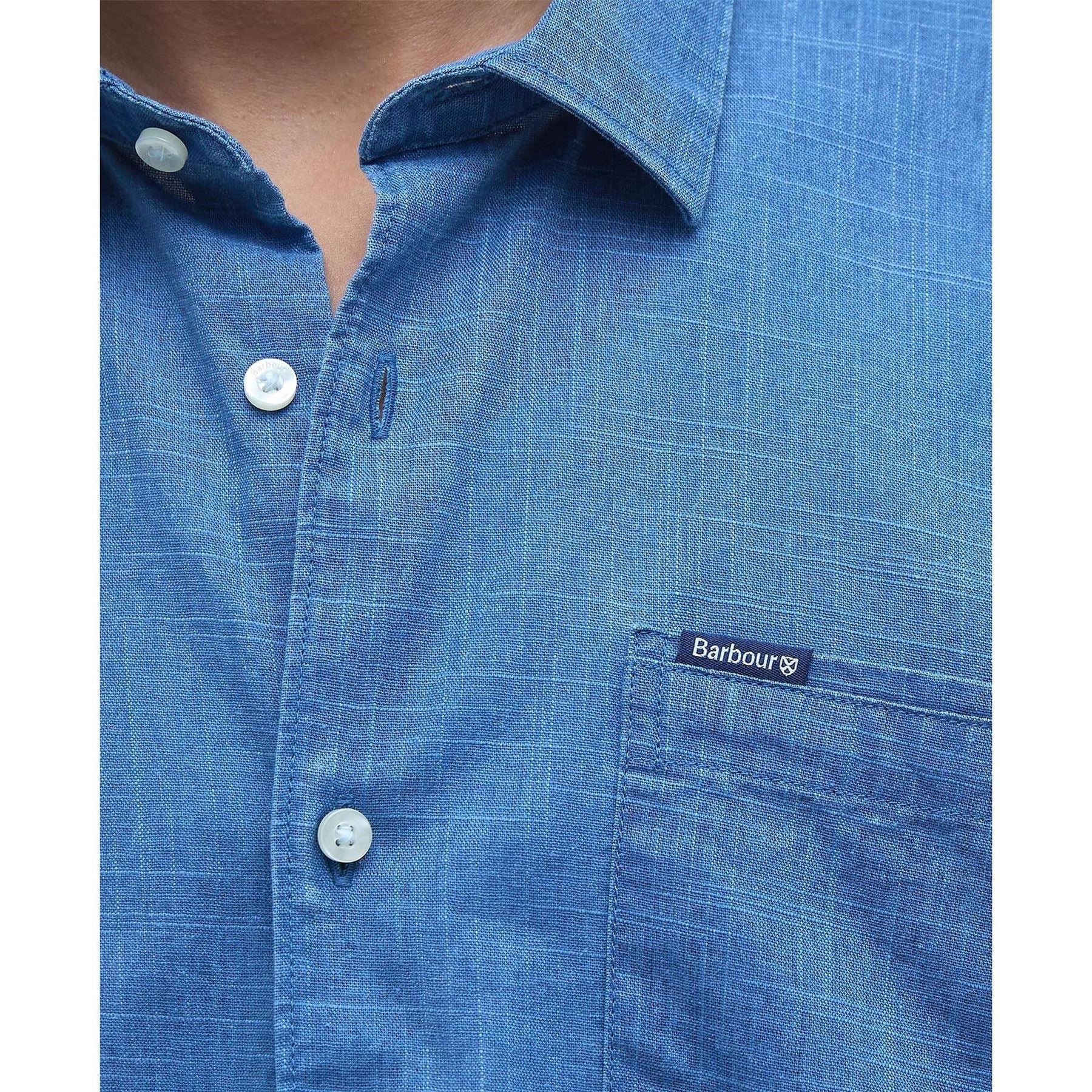 Barbour Pigment Short Sleeve Plain Shirt