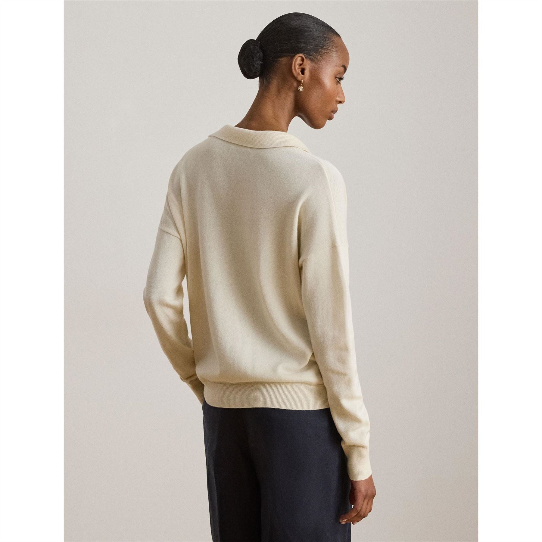 Lauren by Ralph Lauren Knitted Long Sleeve Polo Shirt