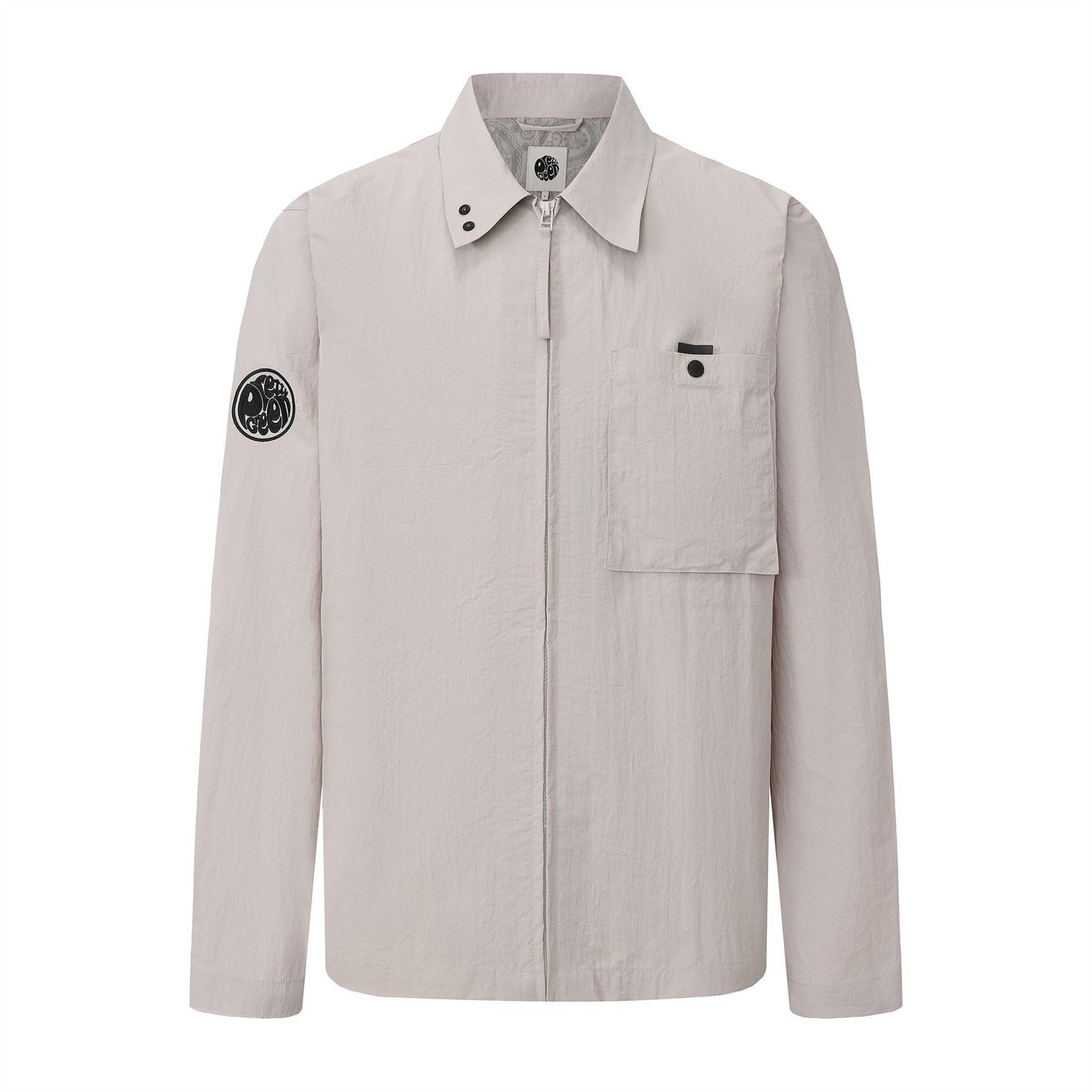 Pretty Green Mens Green Heaton OvrShirt