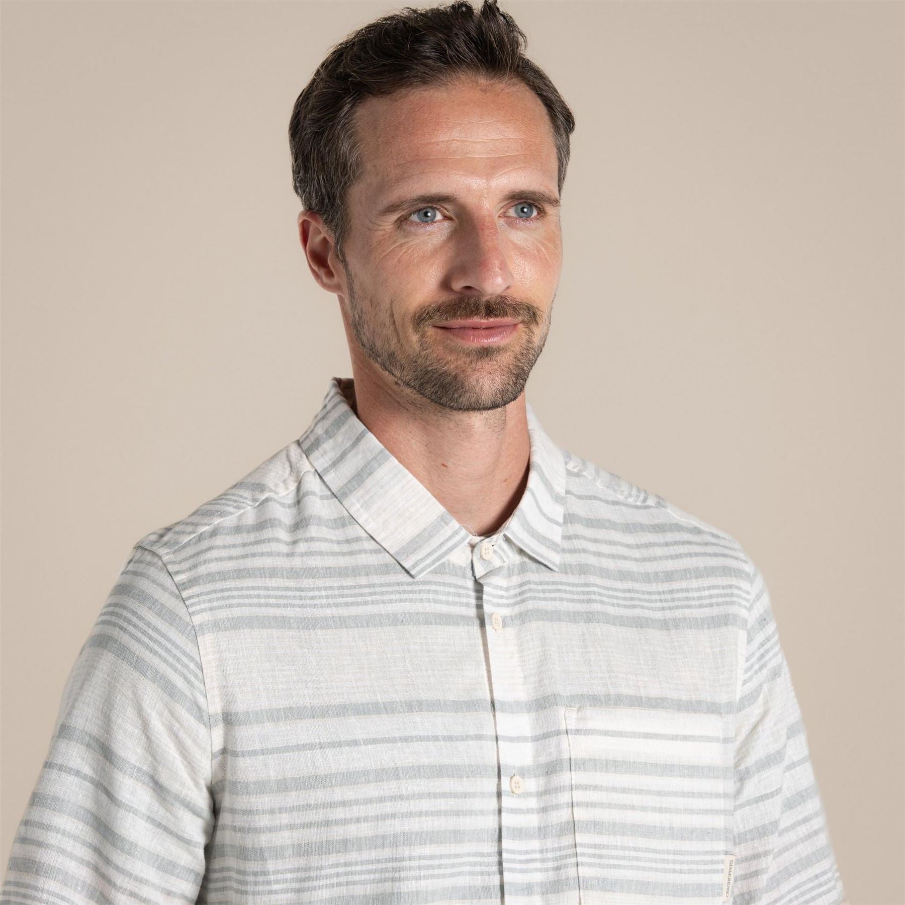 Craghoppers Collared Neck Shirt Collar Short Sleeve Shirt