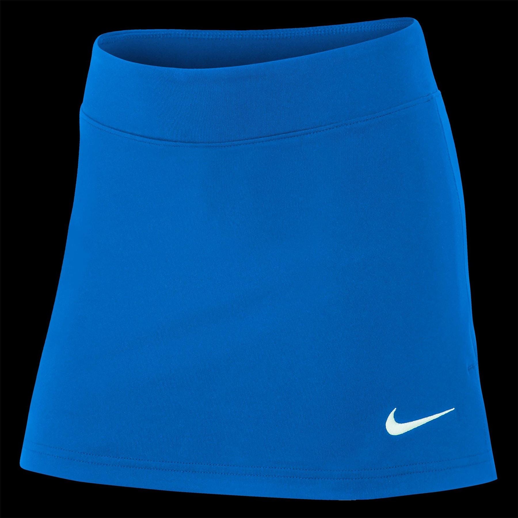 Nike Solid Patterned Mid Rise Team Mini Skort