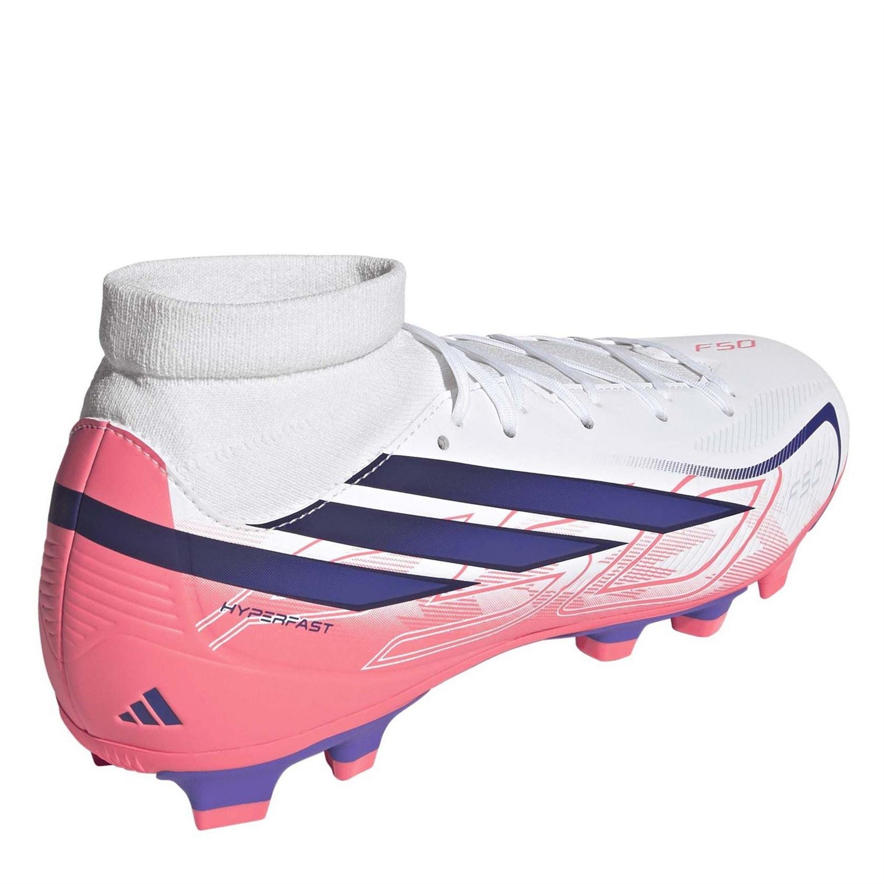 adidas Mens Hyperfast Club Mid Firm Ground   Multi Ground Football Boots