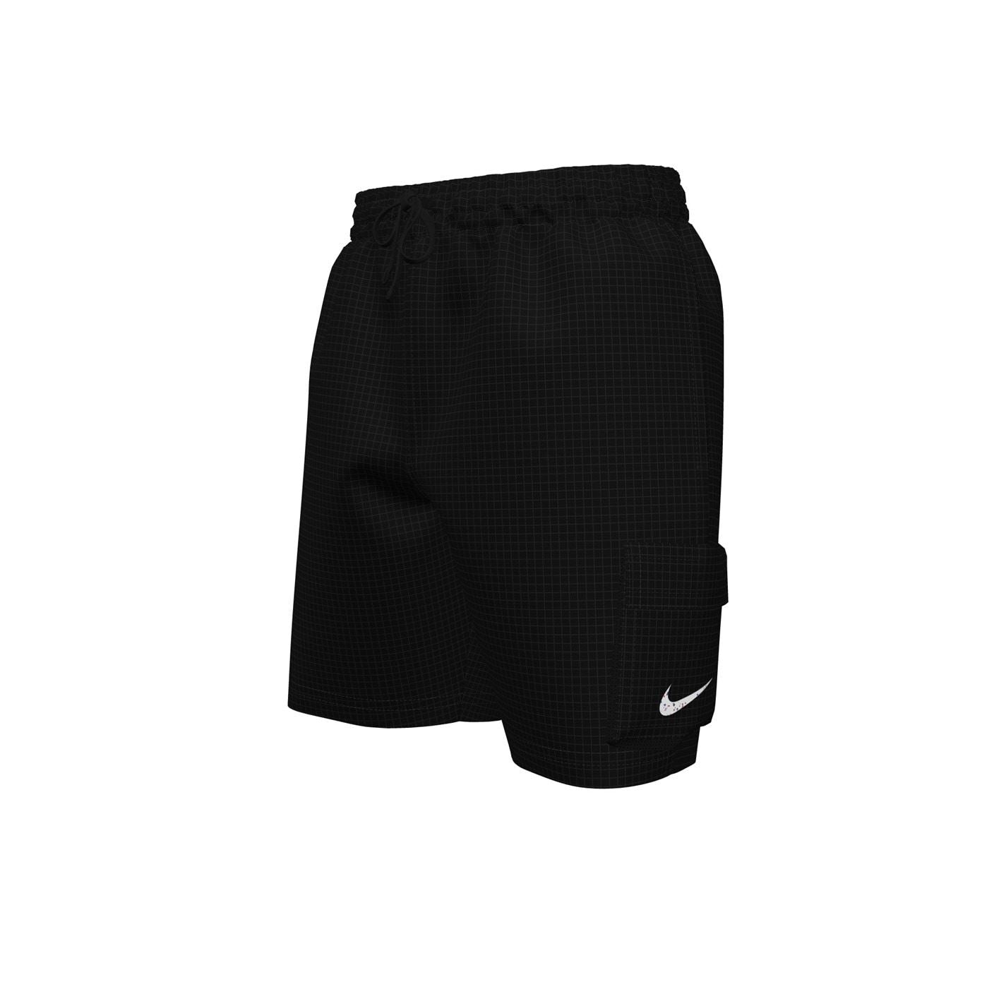 Nike 6 Volume Pocket Relaxed Fit Checkerboard Shorts