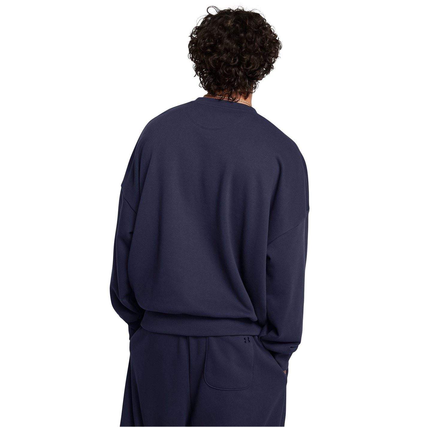 Under Armour Icon Crew Neck Ribbed Collar Long Sleeve Sweatshirt