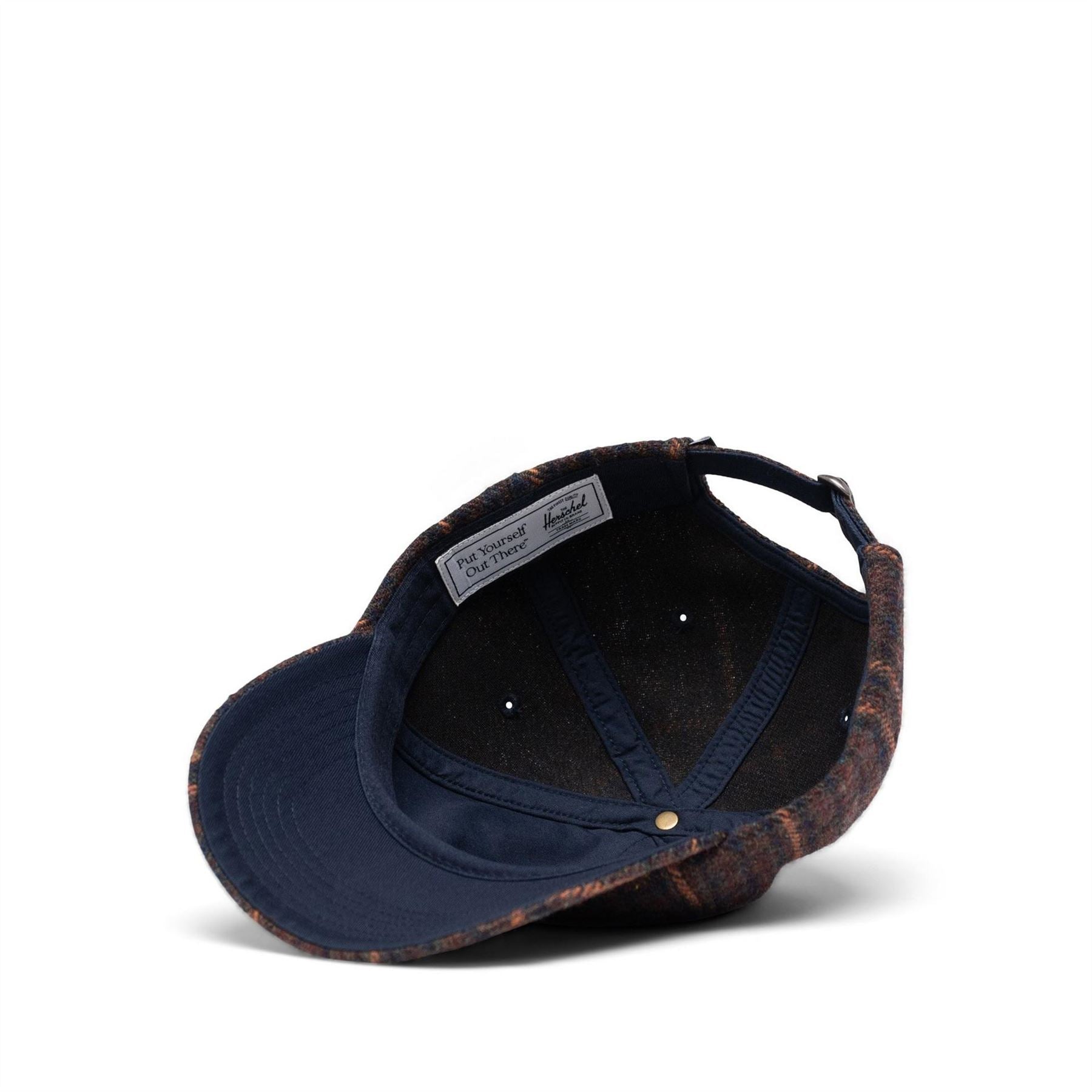 Herschel Supply Co Plaid Patterned Dad Cap with Logo