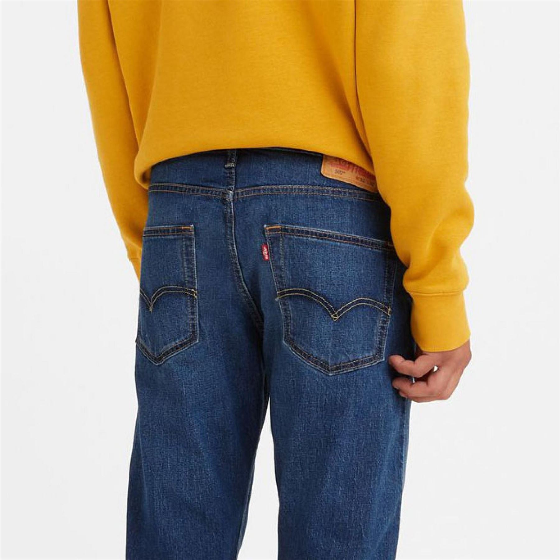 Levis 502 Sky Tapered Fit Five Pocket Jeans