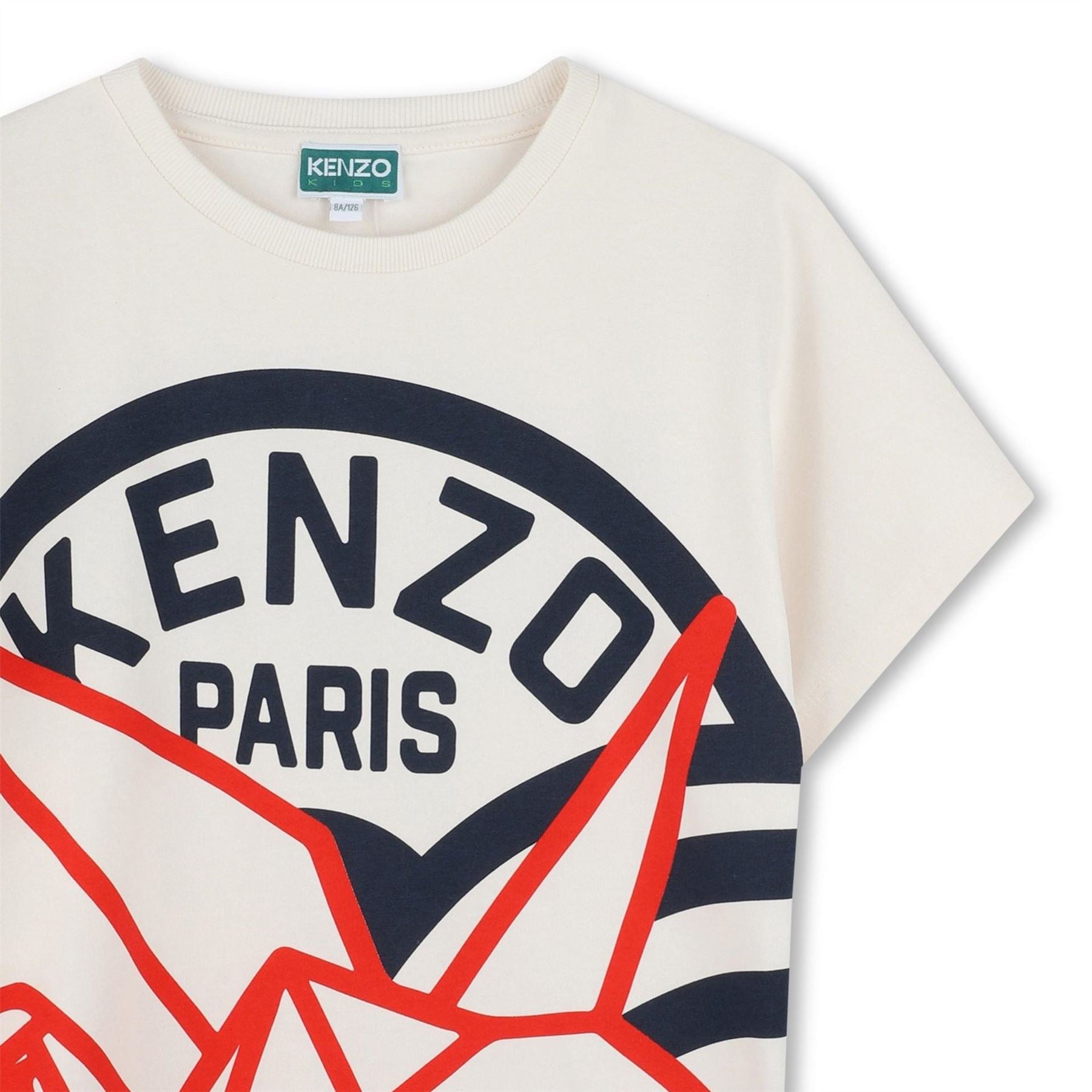 Kenzo Kids Origami Print Regular Fit T-Shirt