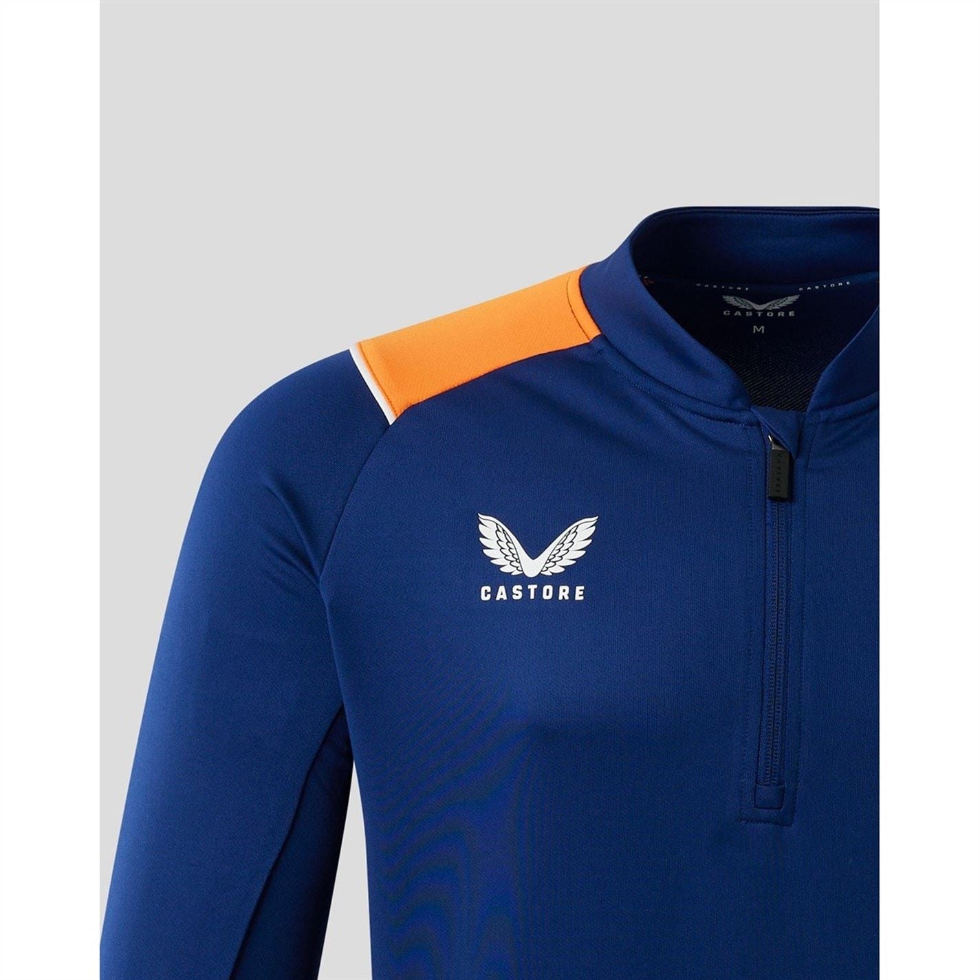 Castore Rangers FC Zip Neck Long Sleeve Sweatshirt