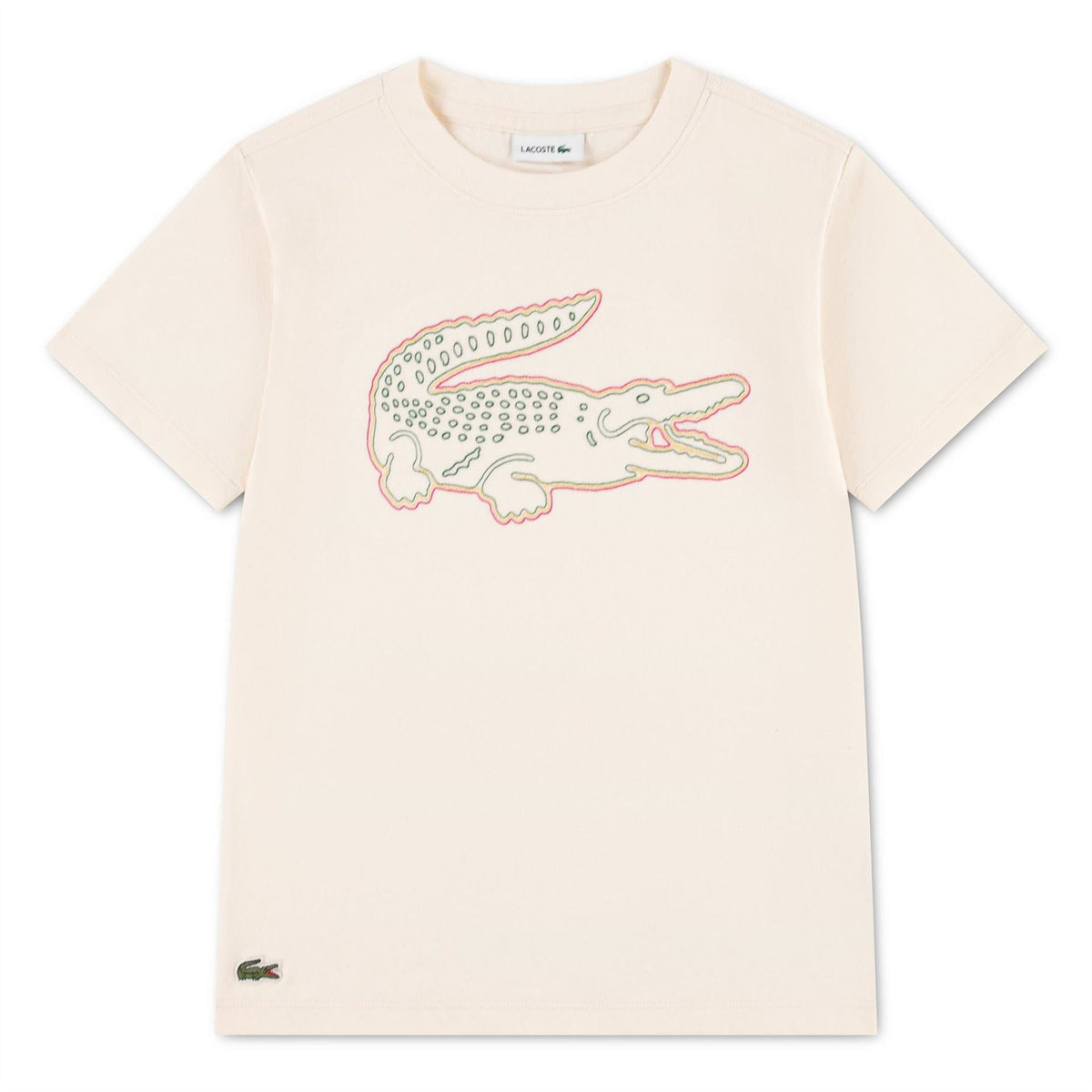 Lacoste Graphic Cotton Short Sleeve Crew Neck T-Shirt