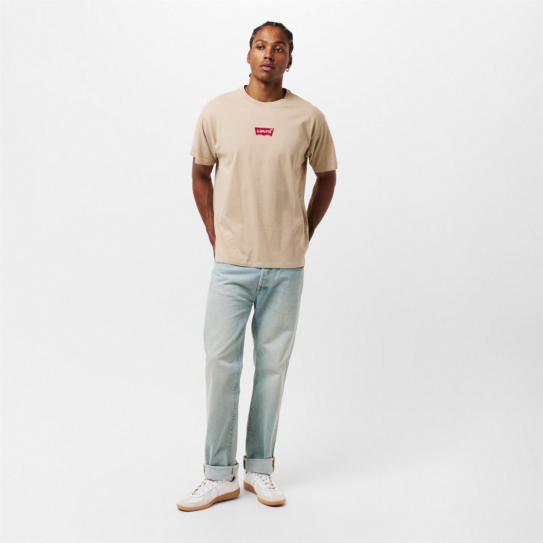 Levis Bold Logo Crew Neck Short Sleeve Jersey T-Shirt