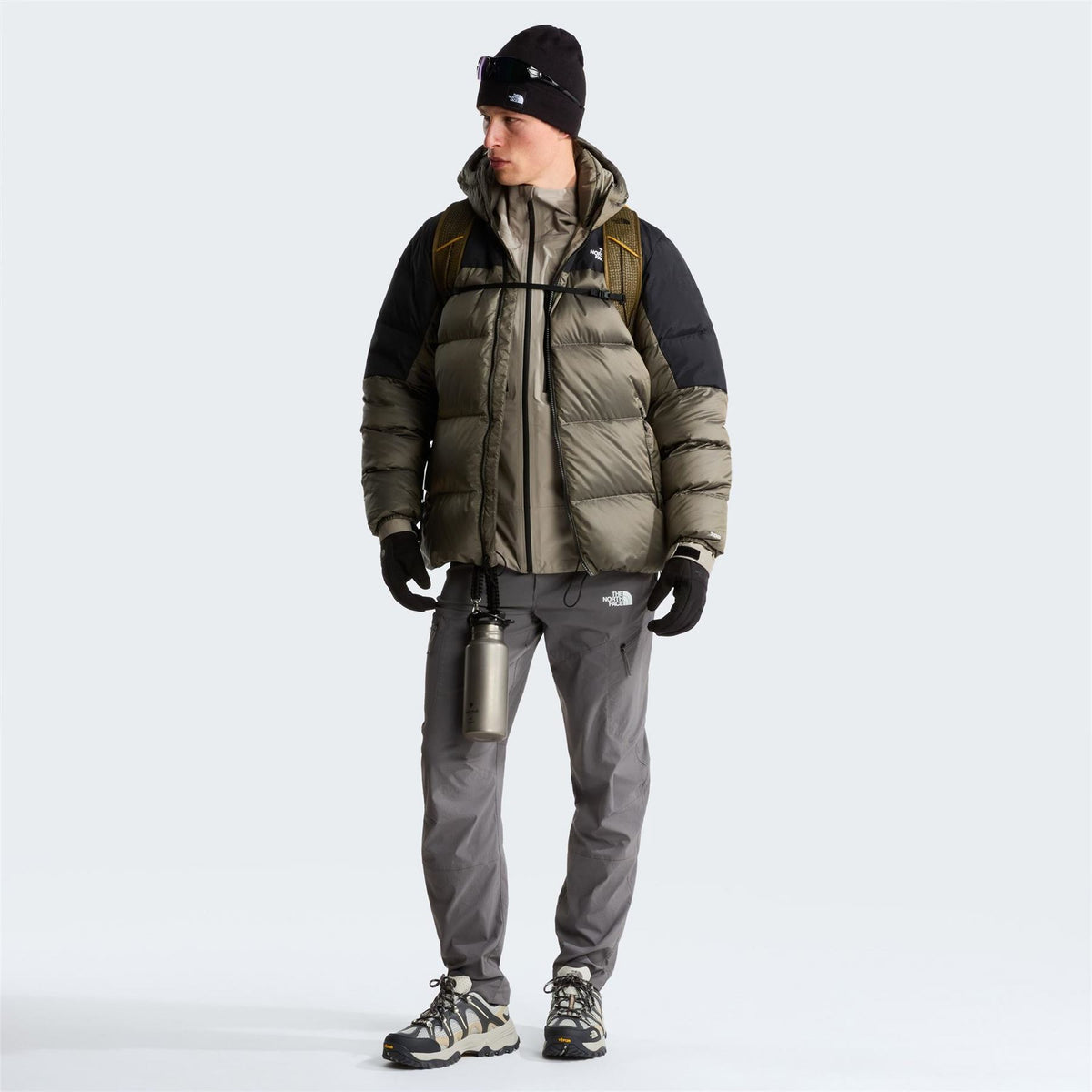 The North Face Mens Diablo Hooded Down Jacket with Back Neck Logo
