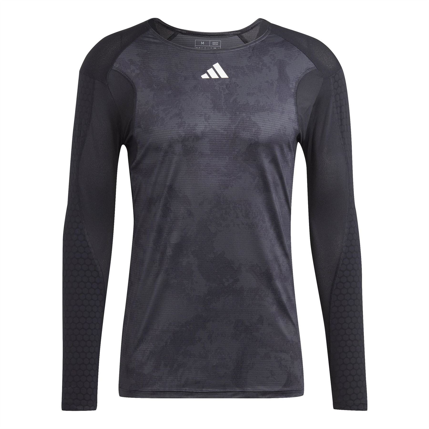 adidas Paris Crew Neck Slim Fit Long Sleeve T-Shirt