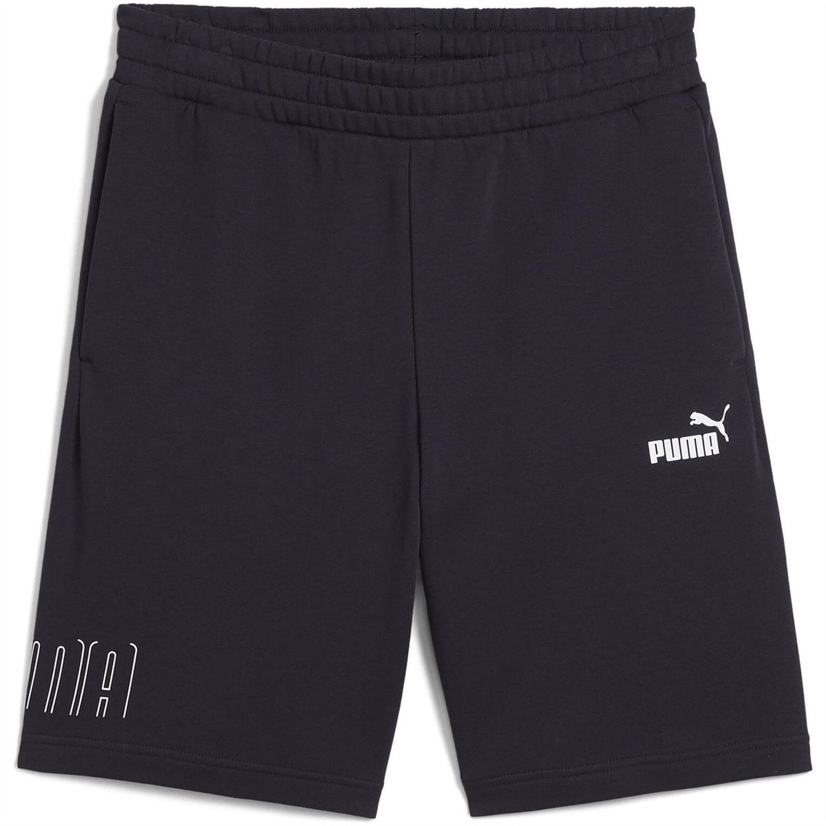Puma Sport Lettering Jogger Shorts with Elasticated Waistband