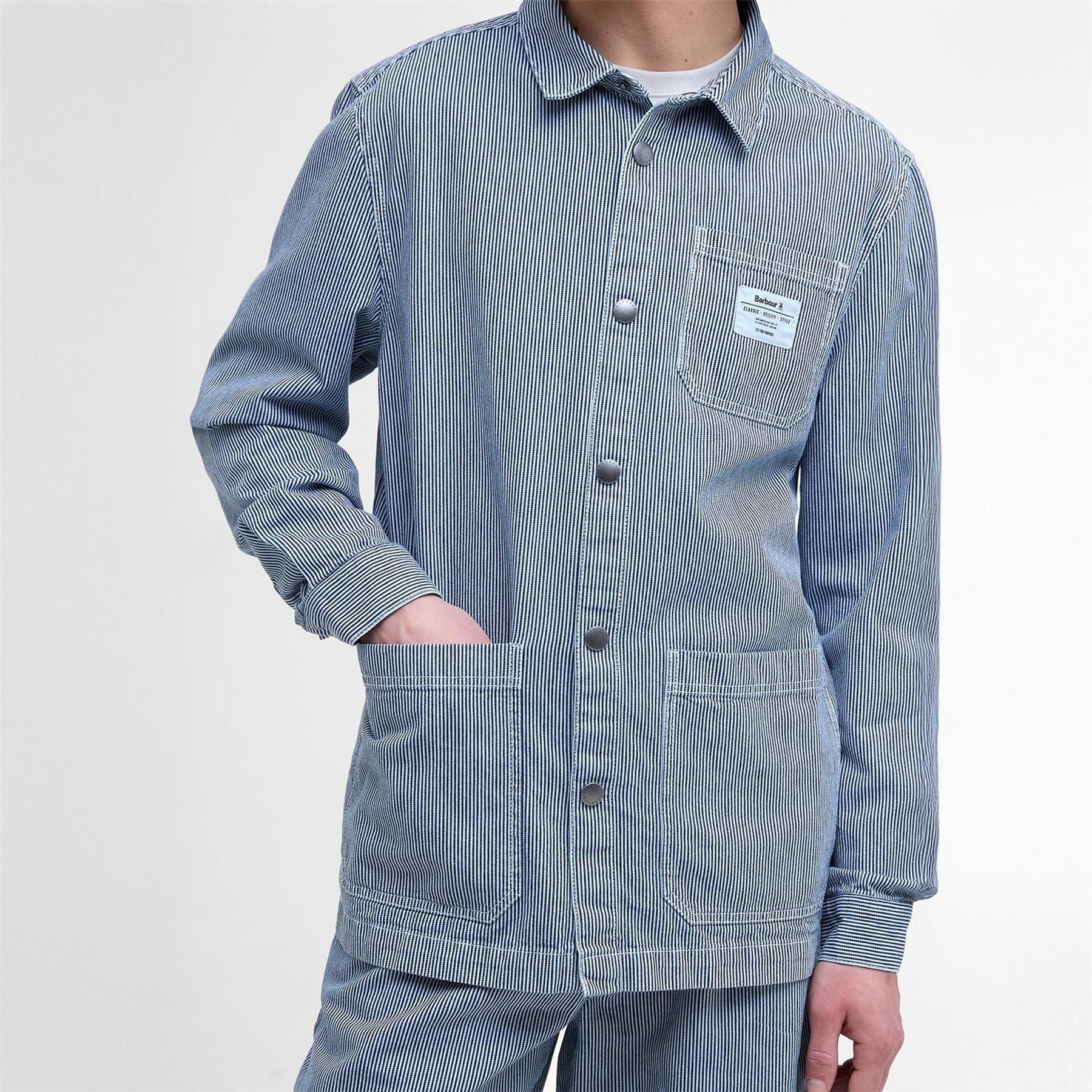 Barbour Striped Overshirt