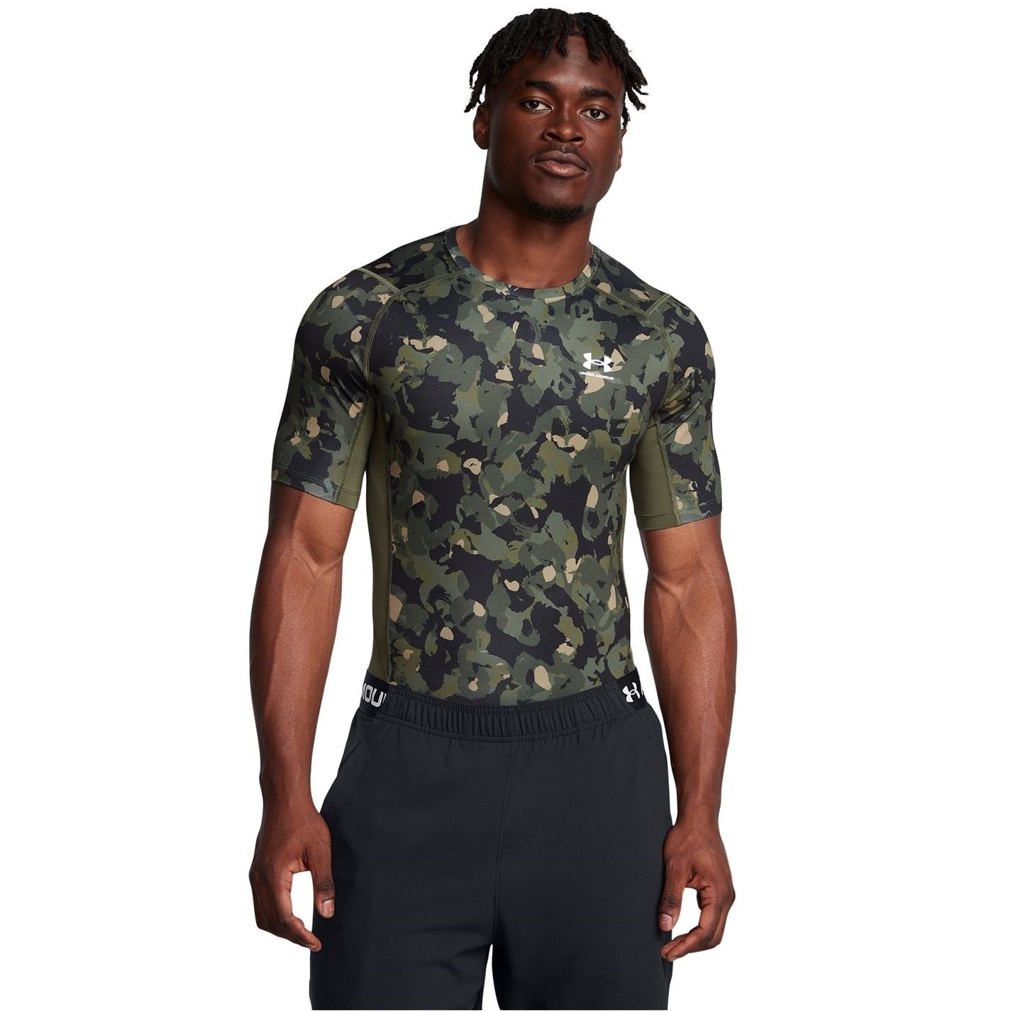 Under Armour Mens Heatgear® Printed Short Sleeve